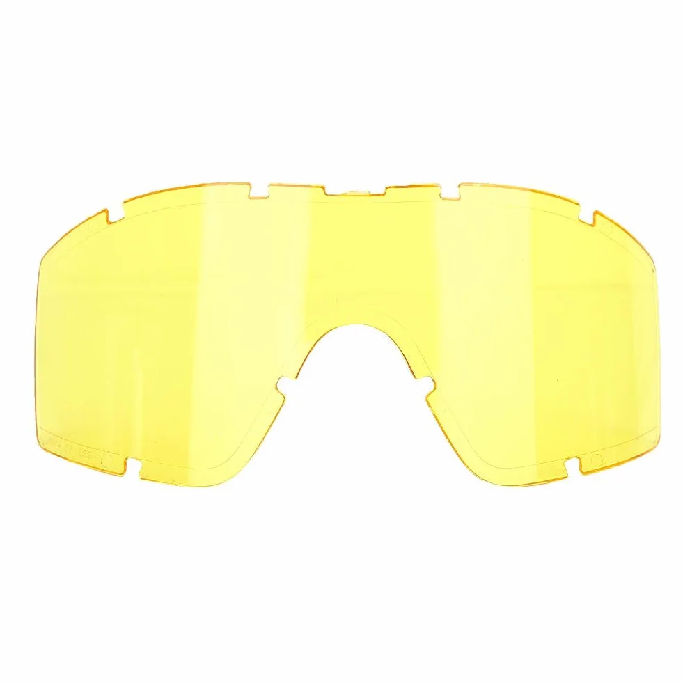 Alomejor Okulary taktyczne przeciwmgielne Okulary ochronne z 3 soczewkami ochronnymi do jazdy na rowerze, paintball, taktyczne, Airsoft Ski(czarne)