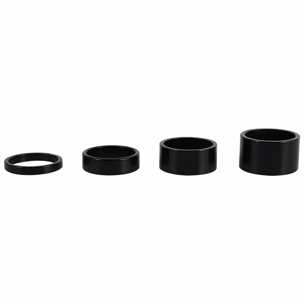 Yosoo Health Gear 4 sztuki dystansowe słuchawki rowerowe 5 mm 10 mm 15 mm 20 mm stop aluminium