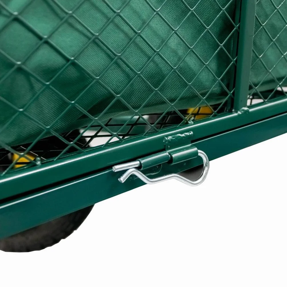 Mega-M Wózek ogrodowy transportowy DUŻY składany OGRODOWY PRZYCZEPKA XXL 3W1 96x51x72 cm, 500 kg udźwigu