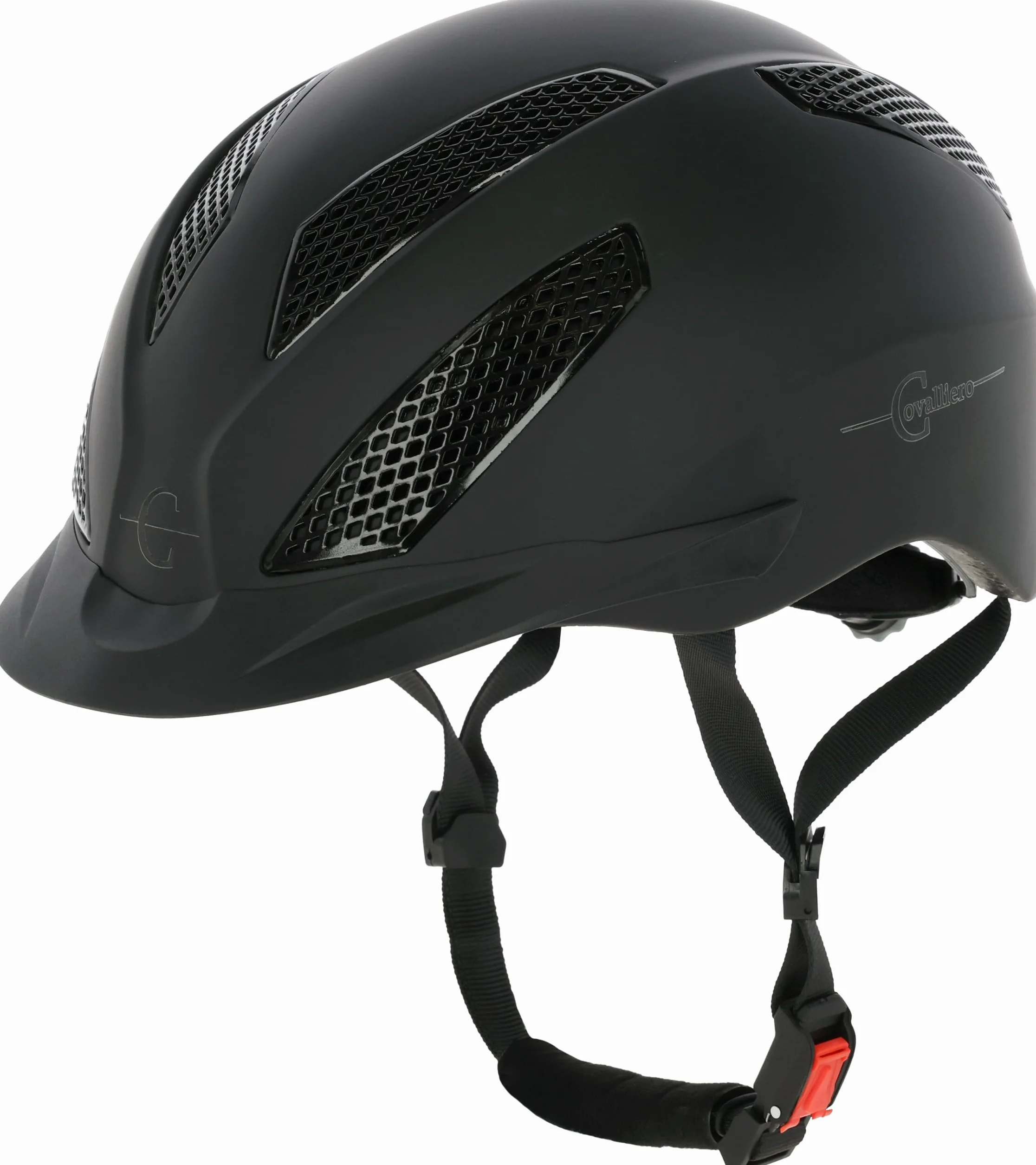 Kask Jeździecki Covalliero Exite Czarny Rozmiar S/M 52-56 cm