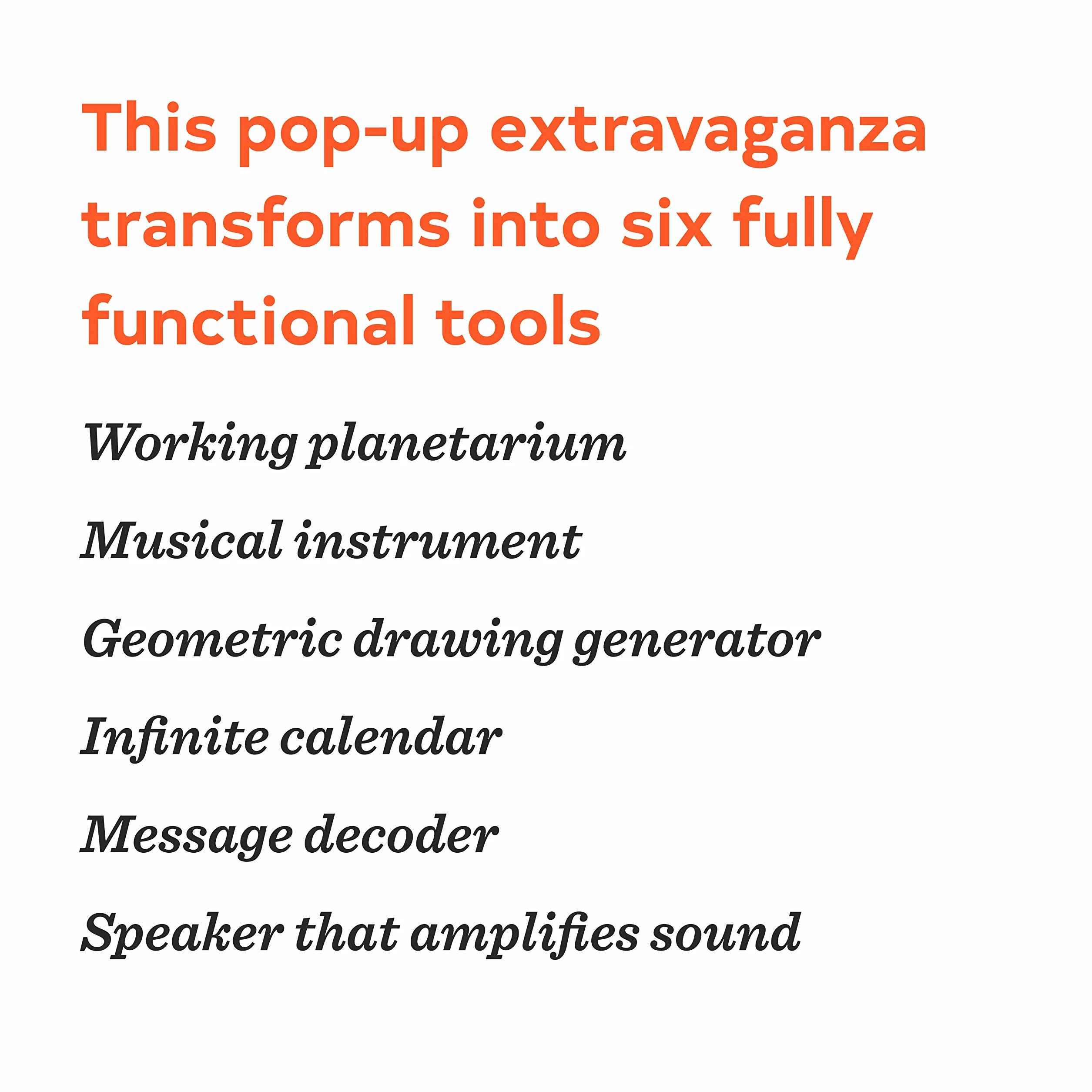 This Book Is a Planetarium: And Other Extraordinary Pop-Up Contraptions
