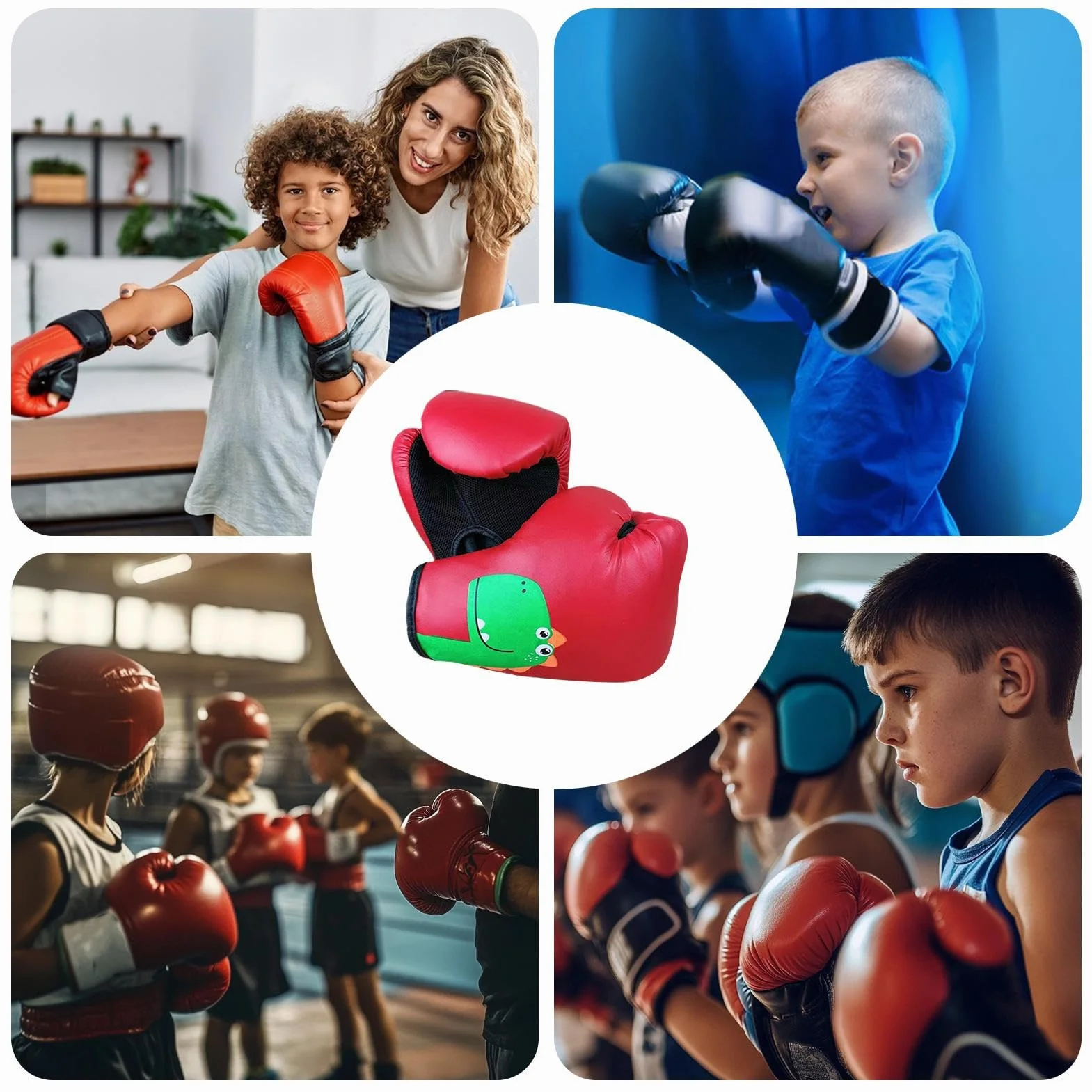Rękawice bokserskie dla dzieci Muay Thai treningowe worek treningowy