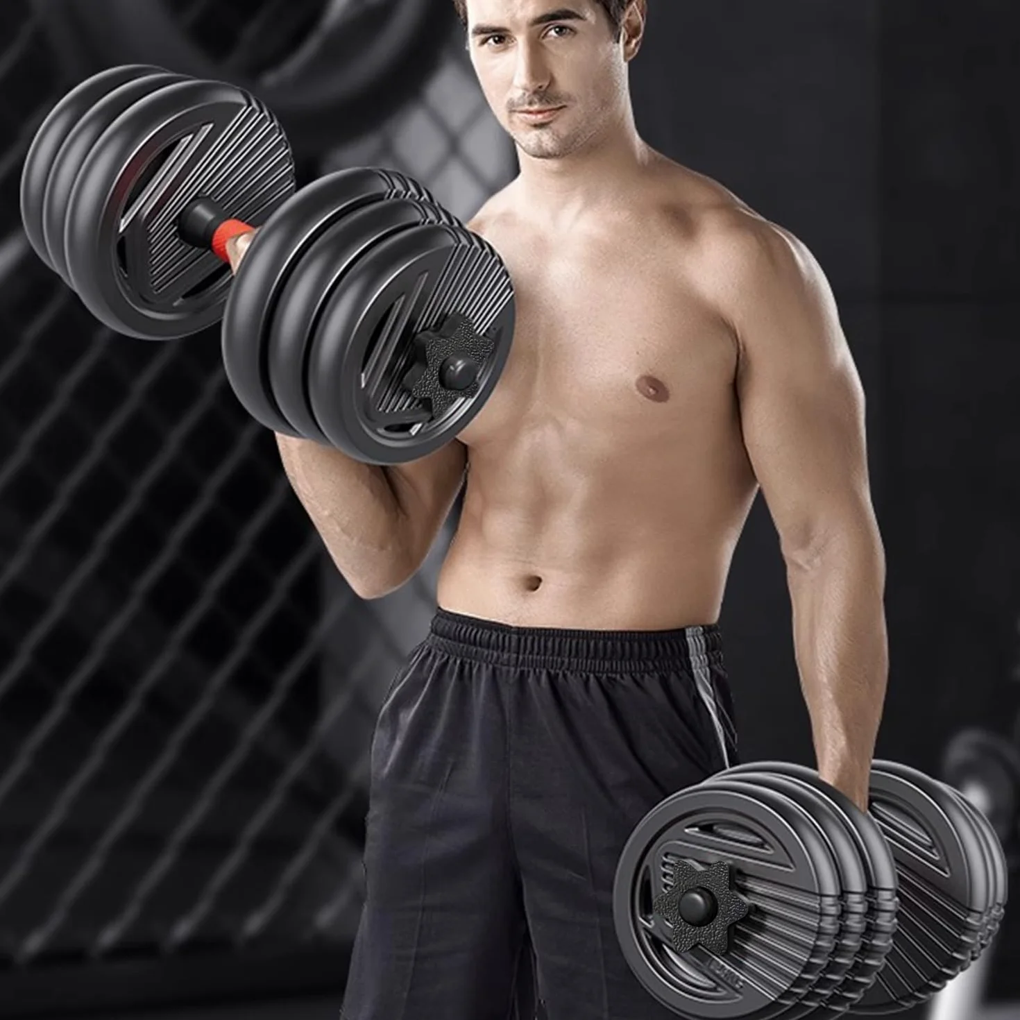KRYMSON zaciski do sztangi 25 mm akcesoria fitness czarne