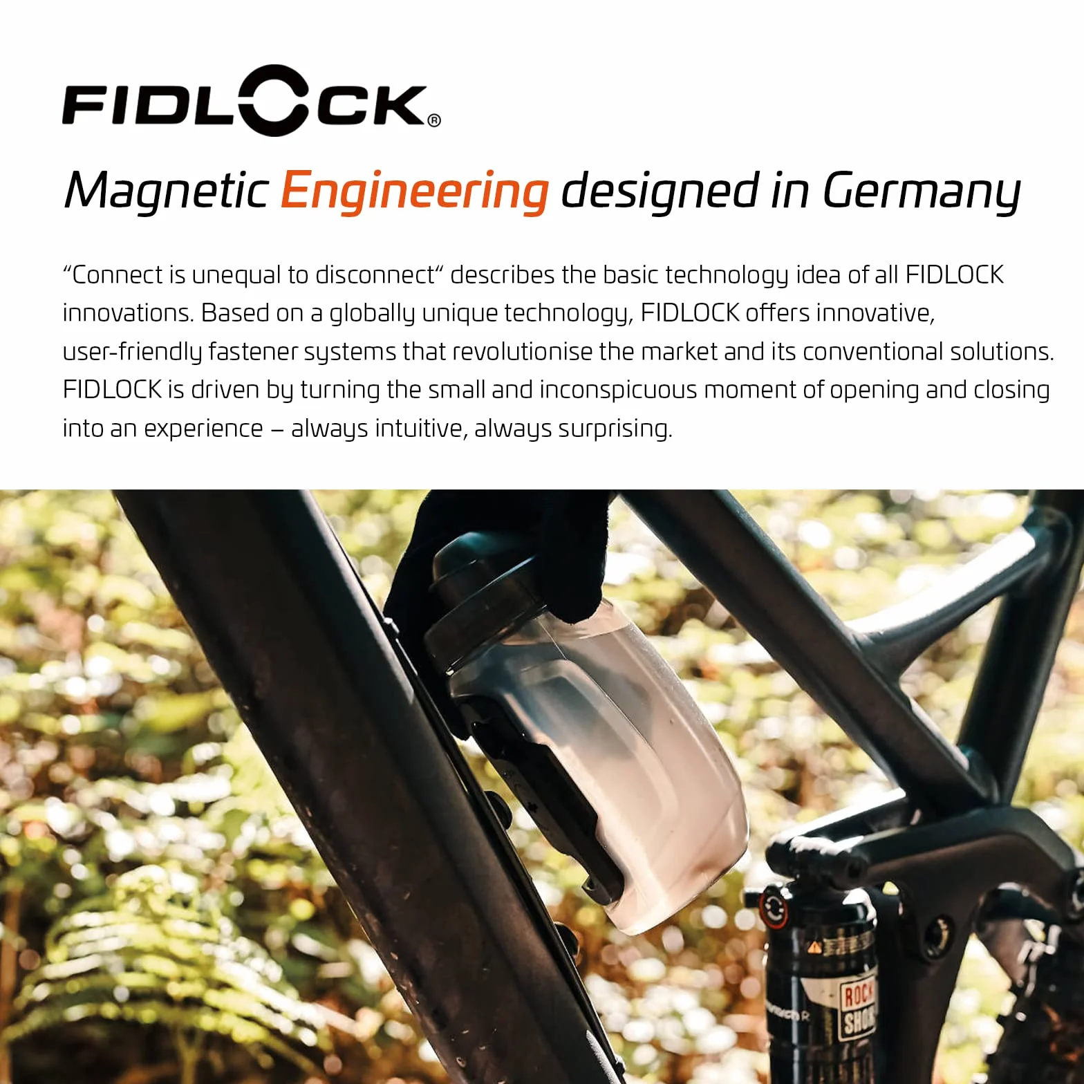 Fidlock Butelka 450 i baza rowerowa