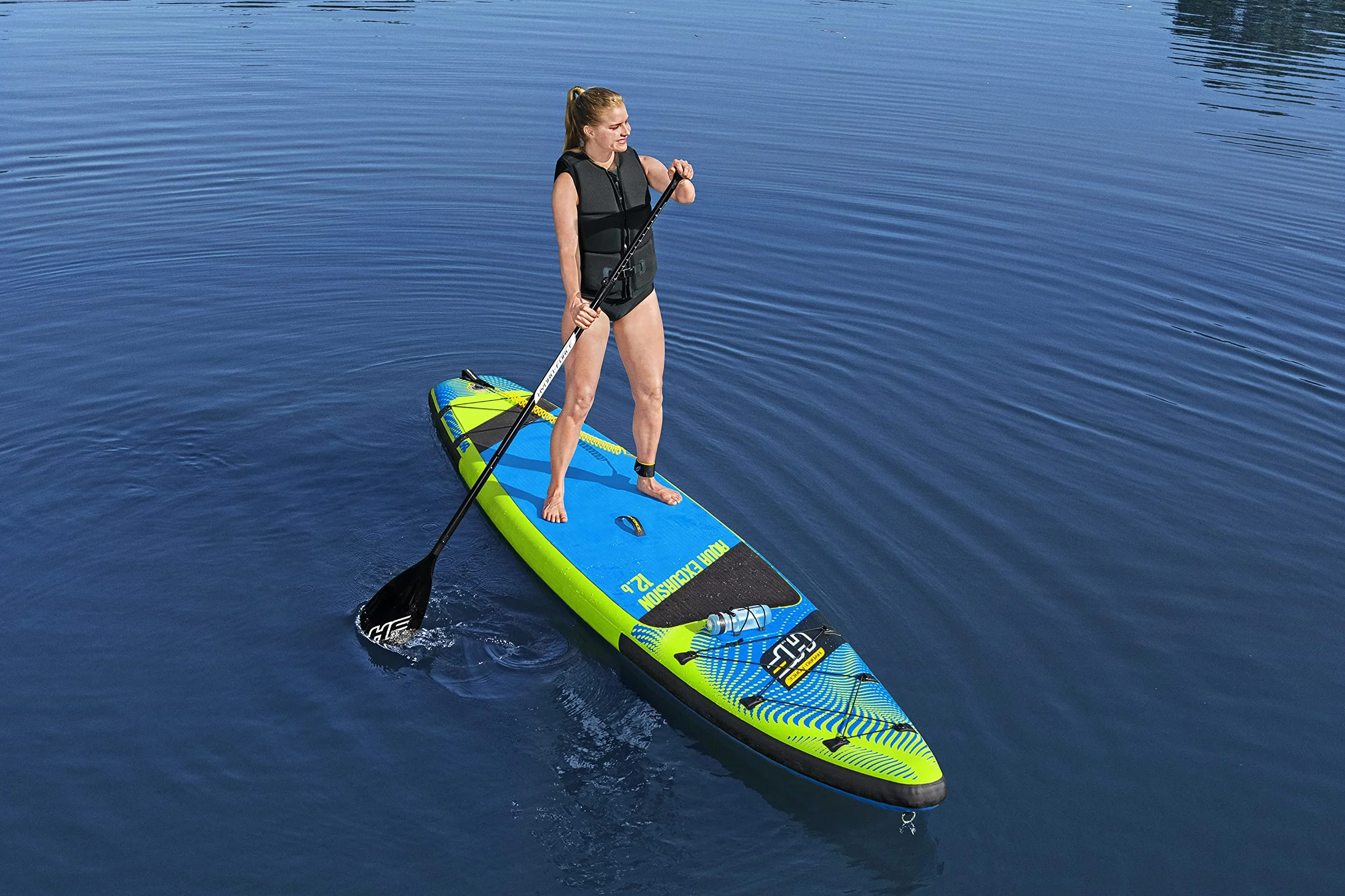 Bestway Hydro-Force Aqua Excursion Tech nadmuchiwany zestaw desek SUP z pompką ręczną, plecakiem