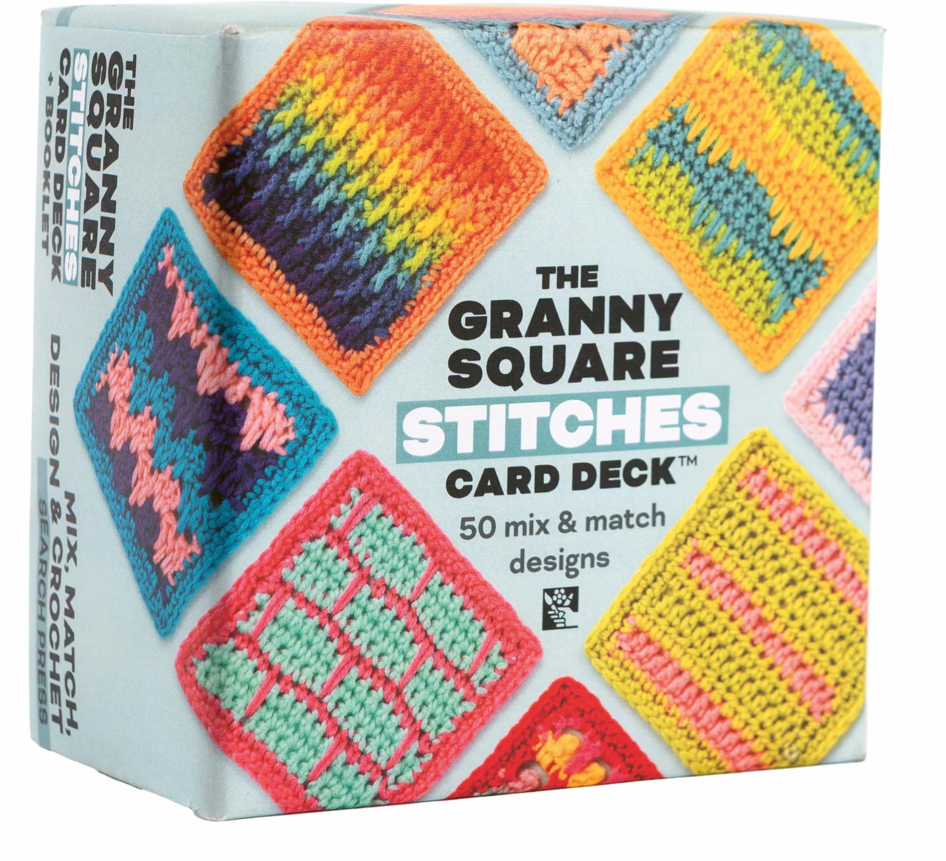 The Granny Square Stitches Card Deck™: 50 Mix and Match Designs