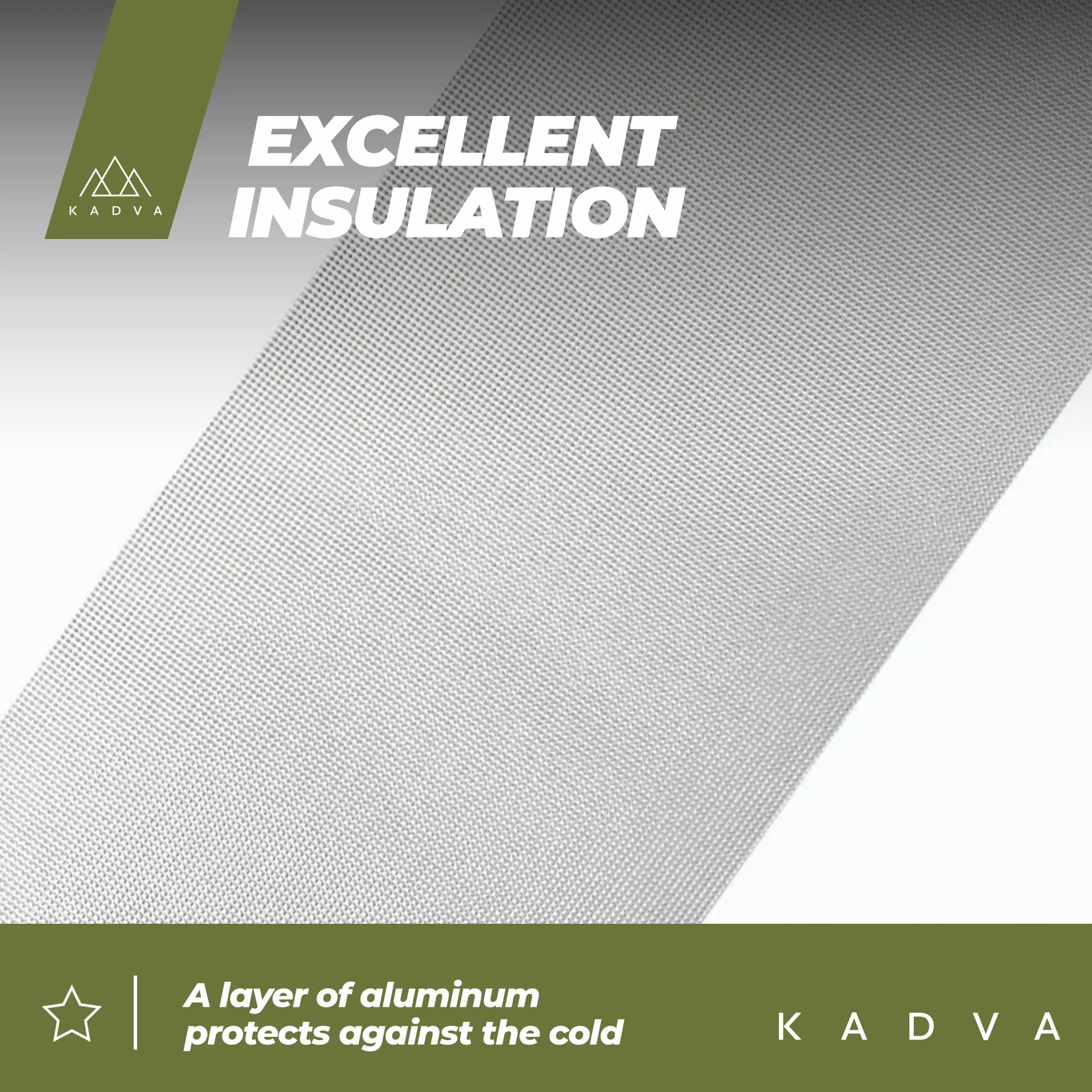 Karimata KADVA Alumat Mata Izolacyjna 180x50x0,5 cm 160 g XPE Aluminium Szara