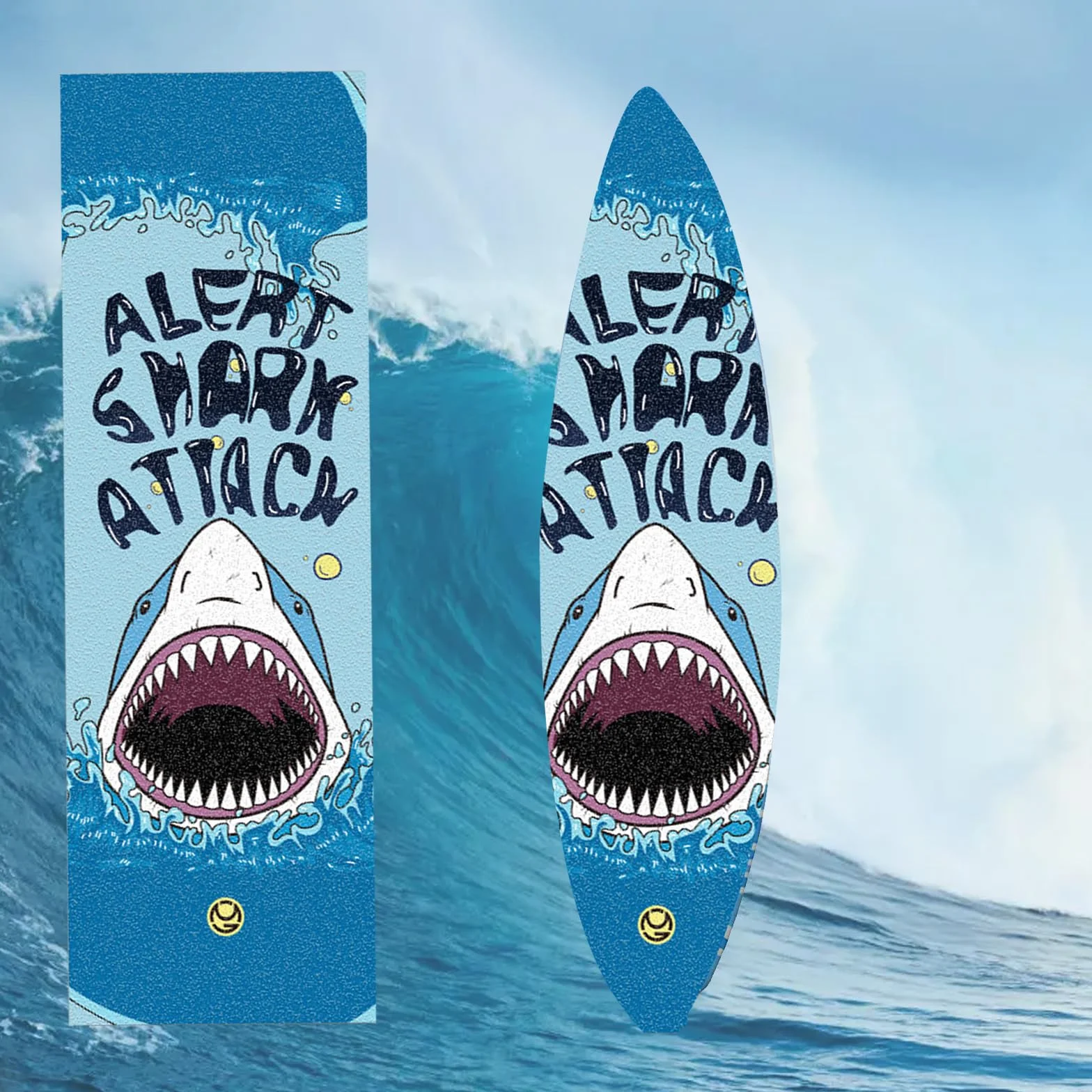 Deskorolka Griptape antypoślizgowa papier piaskowy do longboardów deskorolek wyczynowych styl rekina
