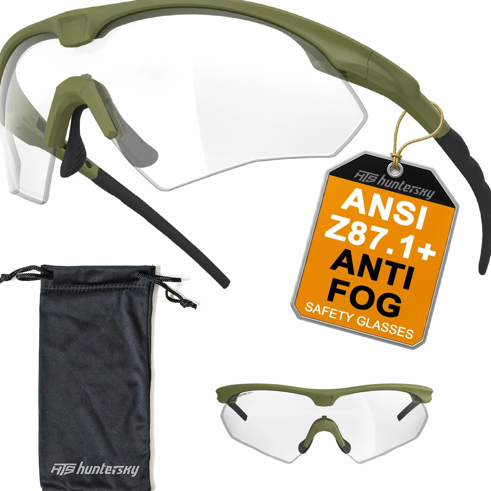 HTS HUNTERSKY S53 okulary ochronne balistyczne przeciwmgielne