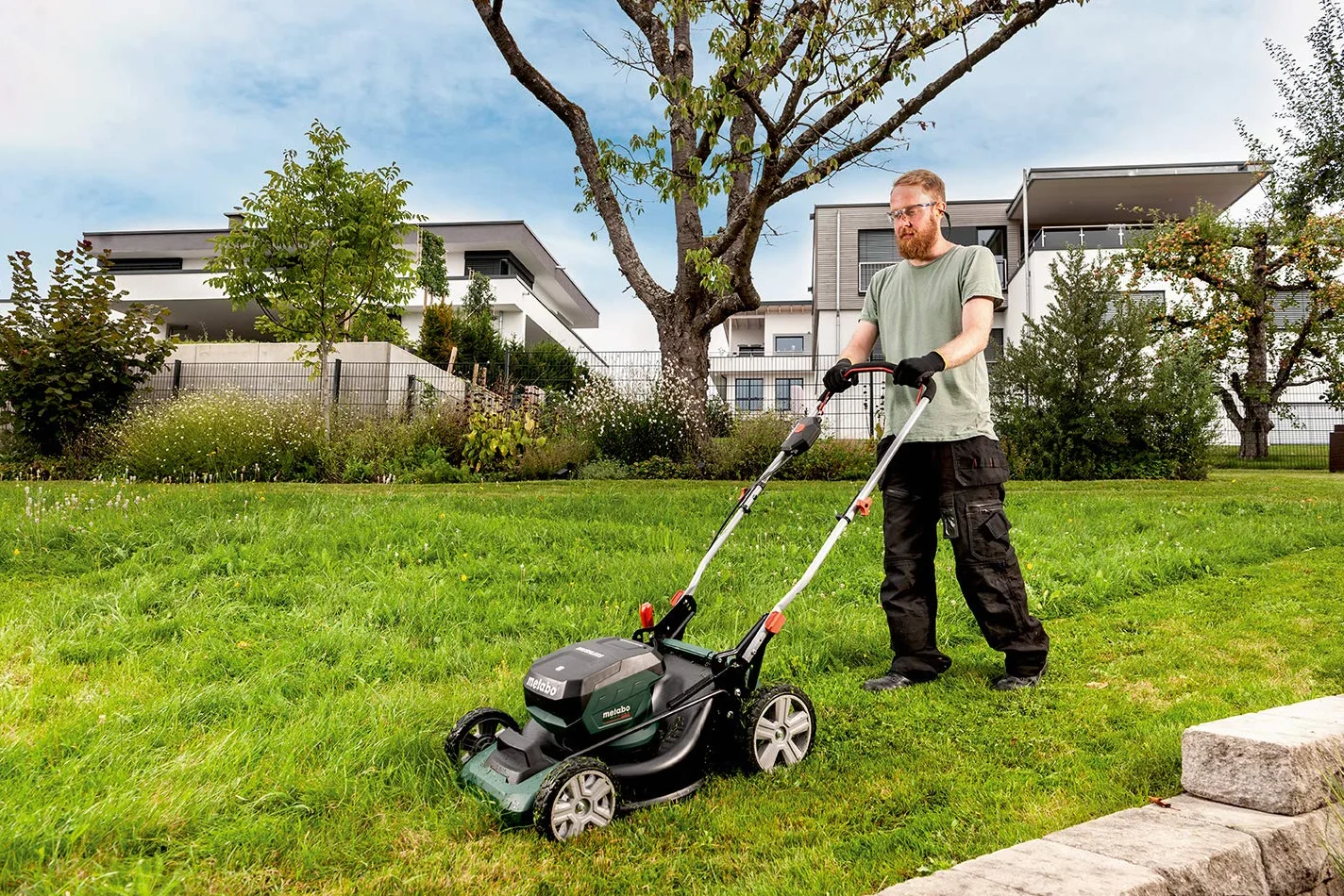 Metabo Nóż do krzewów do nożyc do trawy (długość cięcia 20 cm, do precyzyjnego cięcia krzewów i krzewów, szybka wymiana bez użycia narzędzi 628425000, zielony