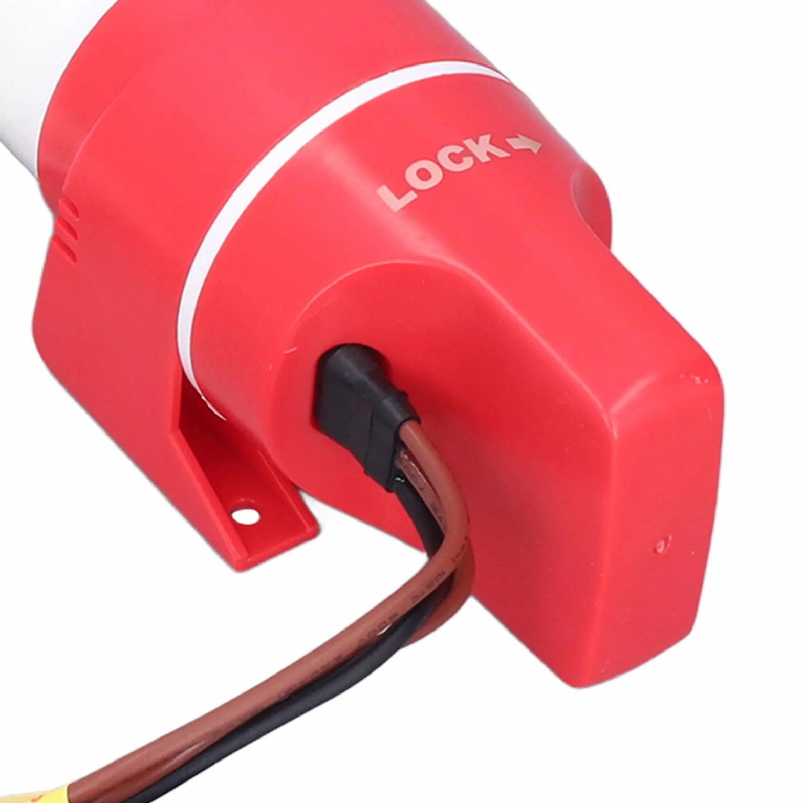 Elektryczna Pompa Zęzowa Automatyczna, Niskoprofilowa Pompa Zęzowa 1100GPH/4160LPH Elektryczna Automatyczna Stal Nierdzewna DC12V Obrót o 360° do łodzi, Czuła na wodę, Automatyczna
