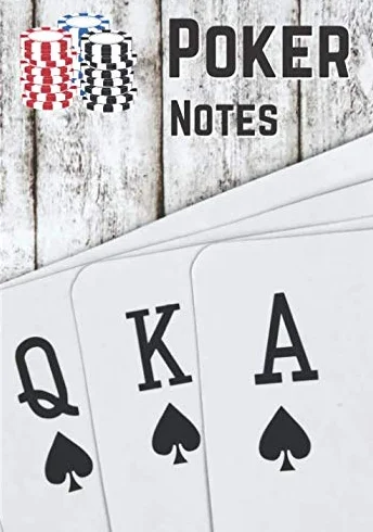 Poker notes: Carnet de prise de notes parfait à offrir pour un joueur ou une joueuse de poker - 100 pages | 17.78 x 25.4 cm