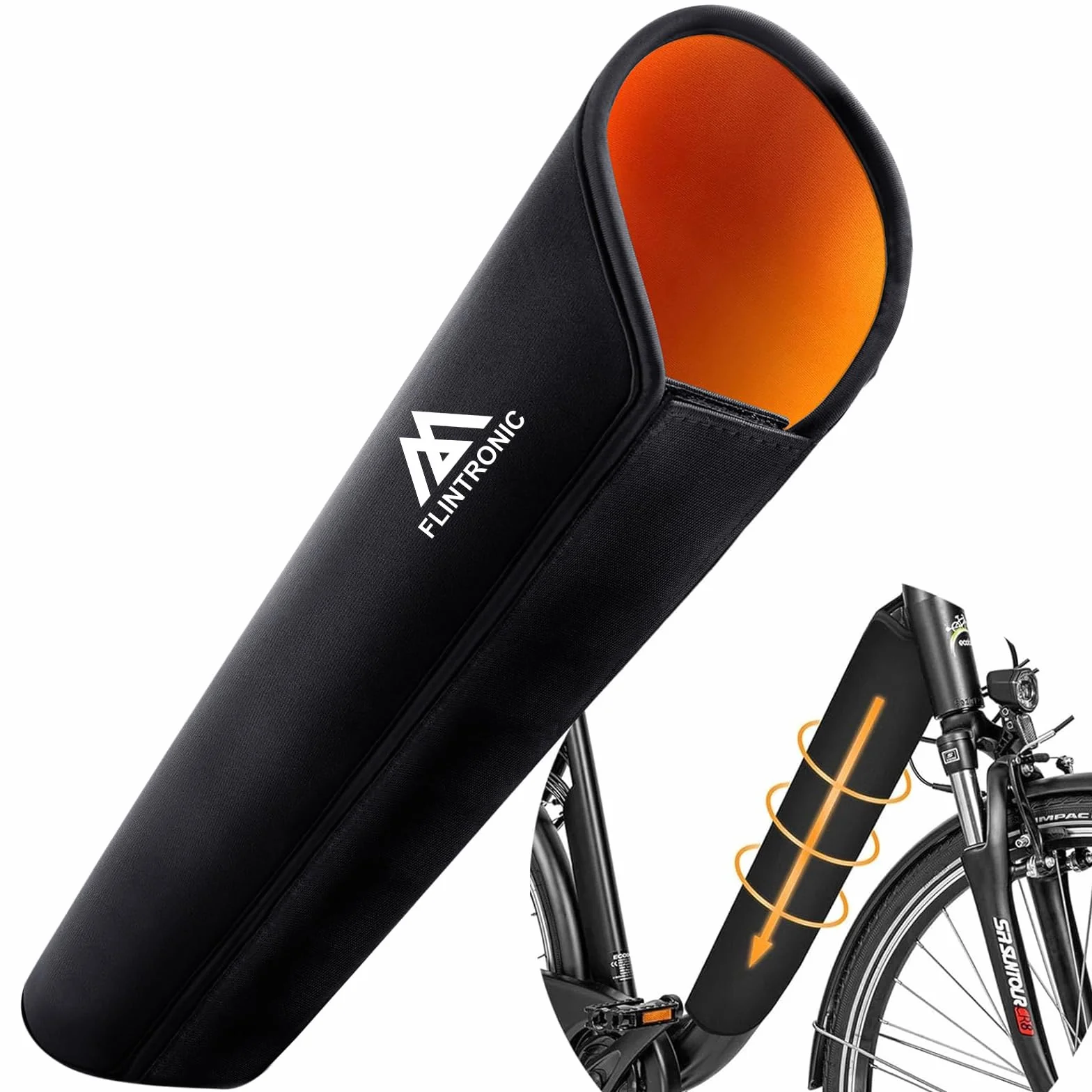 Flintronic pokrowiec ochronny na akumulator e bike obwód 30-38 cm ulepszony