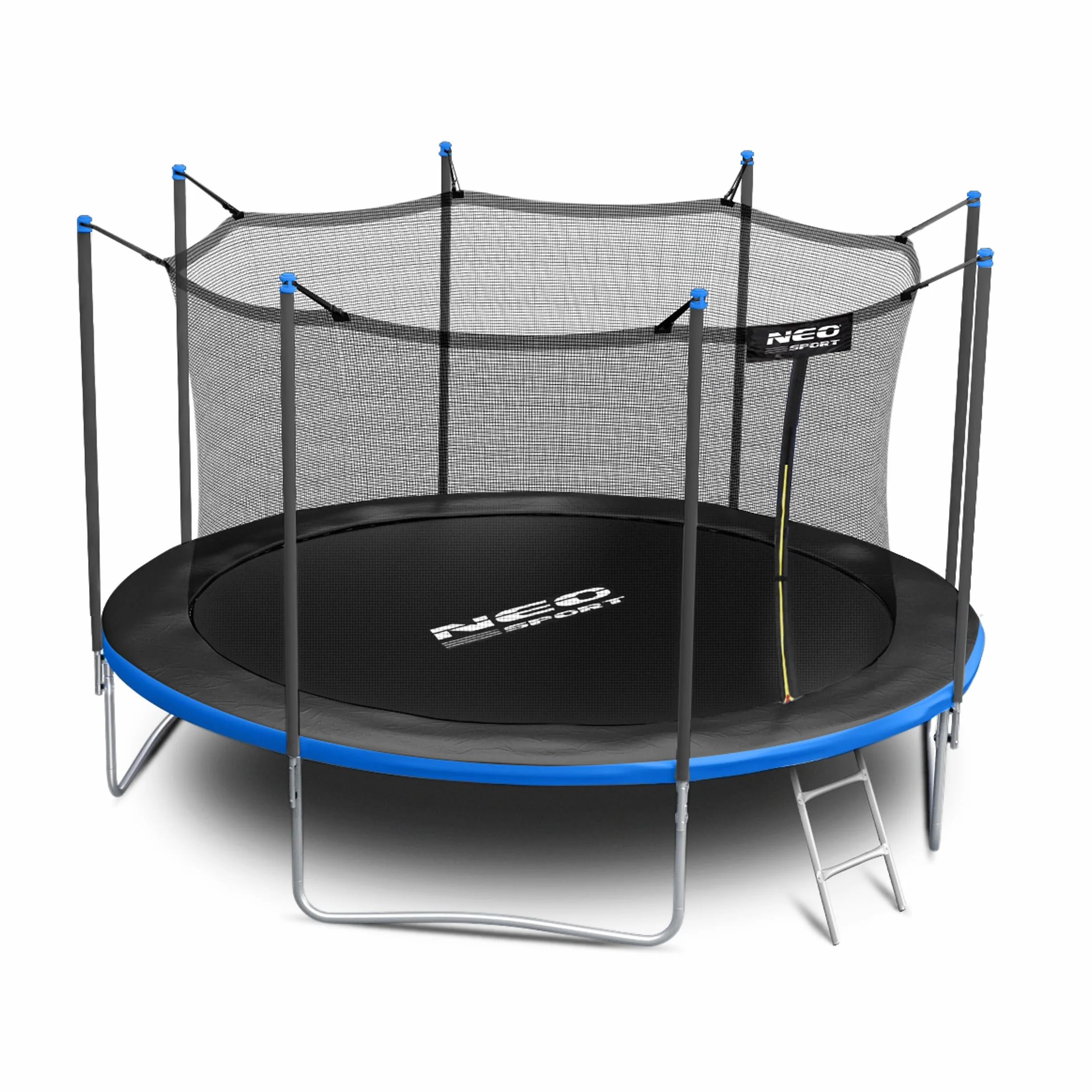 Neo-Sport Trampolina ogrodowa z siatką wewnętrzną 374cm 12ft dla dzieci