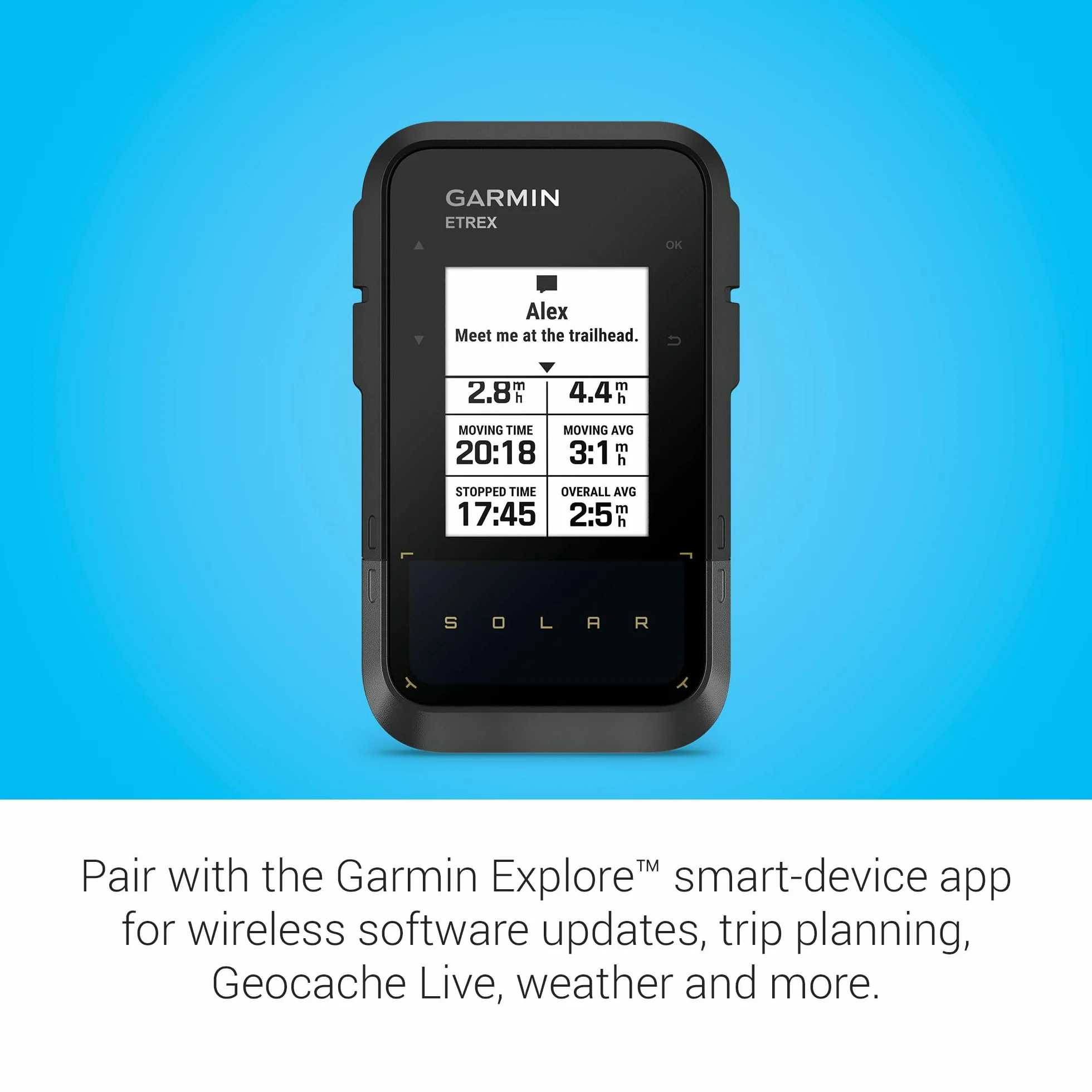Garmin eTrex Solar Ręczna Nawigacja GPS
