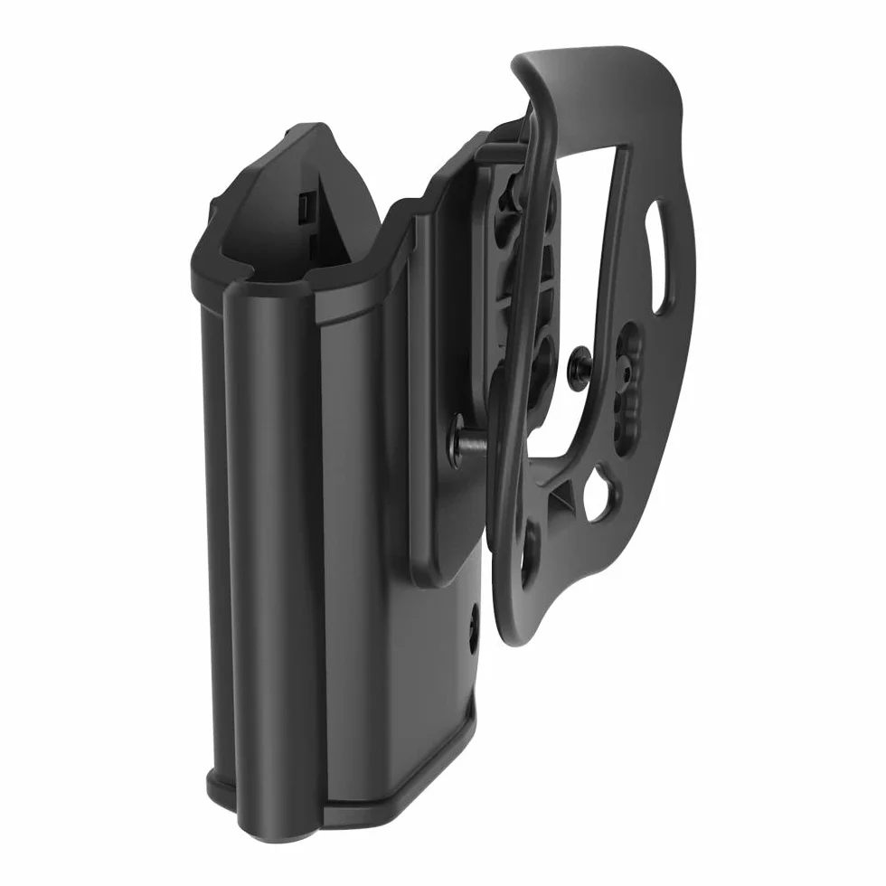Sig P320 kabura OWB do Sauer P320 M17 M18, Level 2 automatyczny zamek, czarna polimerowa regulowana