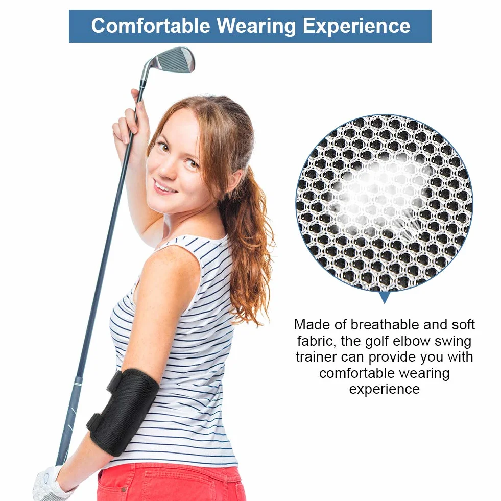 Golf Swing Przewodnik Trening Swing Trainer Elbow Postawa Swing Pomoc Treningowa Korektor z Powiadomieniami dźwiękowymi Tok-Tok