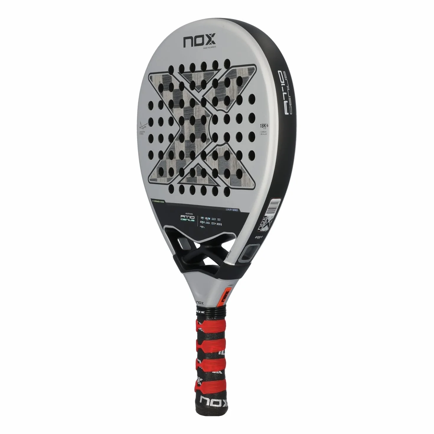 NOX NOX At10 Genius 18k By Agustin Tapia Padel Rakieta 360-375 gr