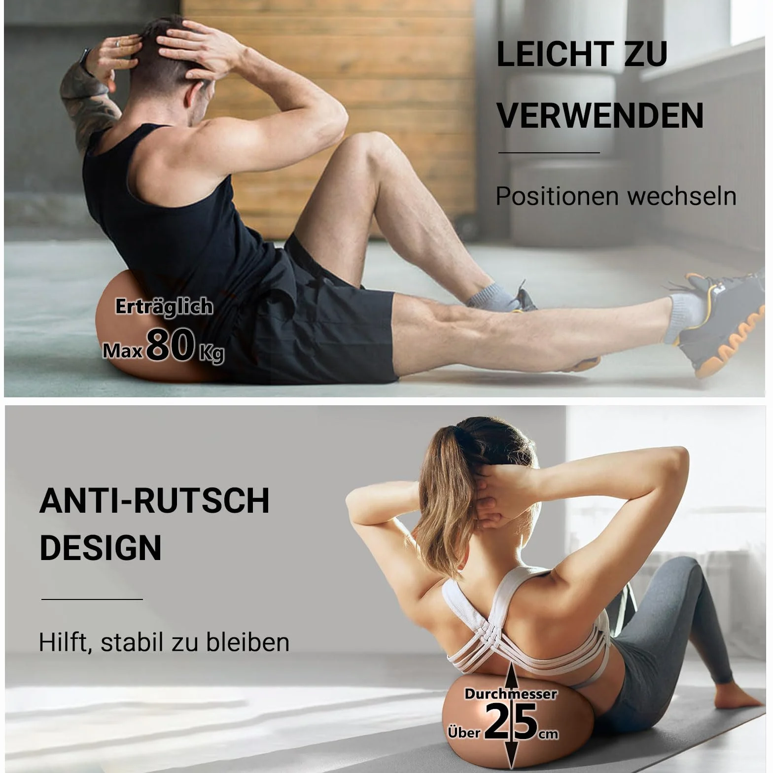Piłka gimnastyczna 25 cm antypoślizgowa do pilatesu i jogi