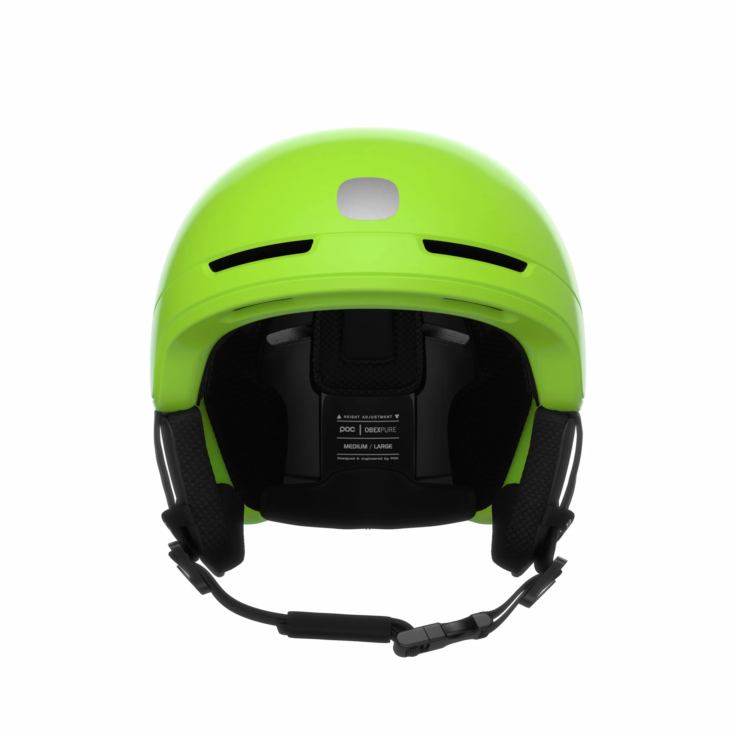 POC POCito Obex MIPS kask narciarski snowboardowy dla dzieci RECCO żółty zielony M-L 55-58 cm