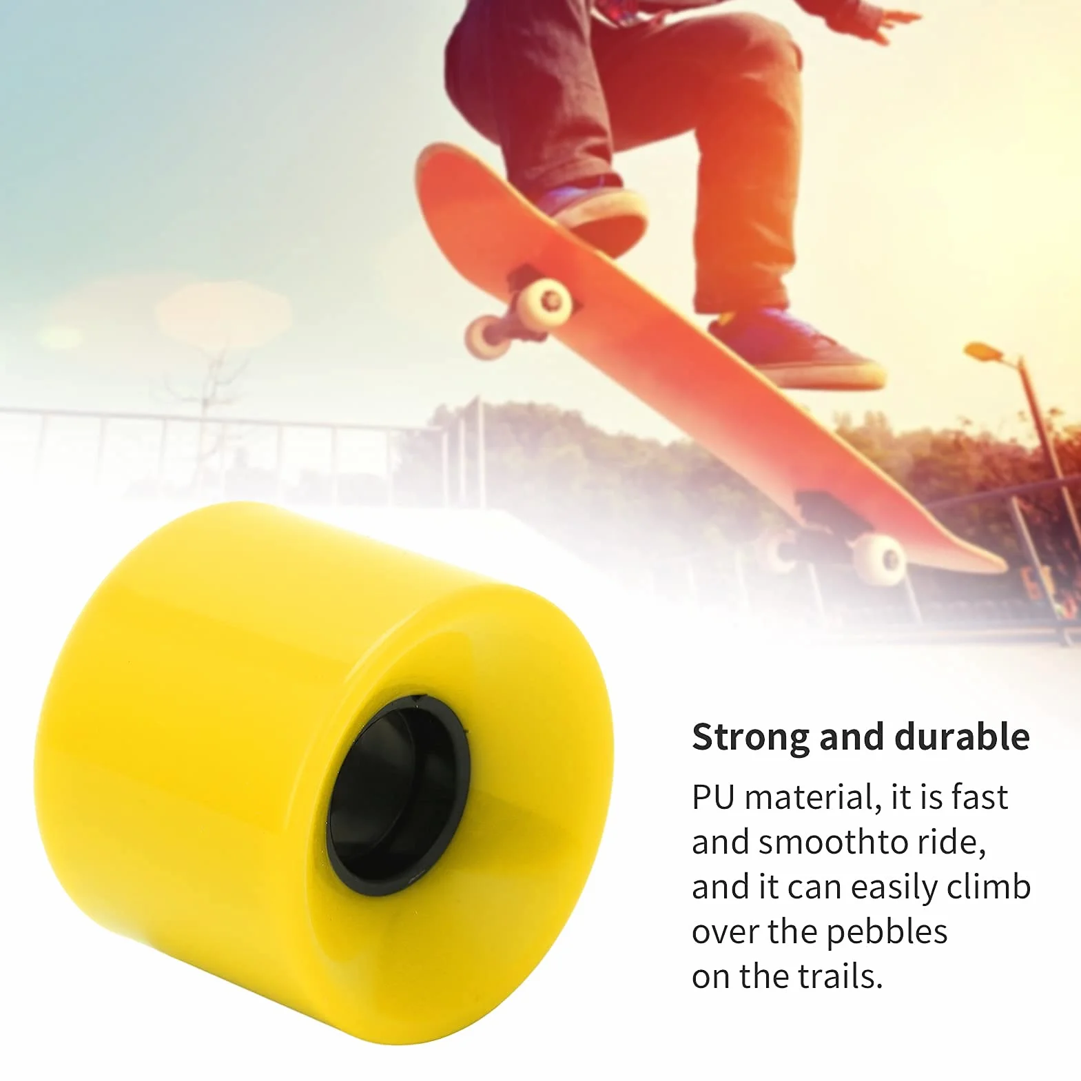Kółka do Deskorolki 60x45mm 78A Longboard Cruiser Akcesoria 4 Szt.