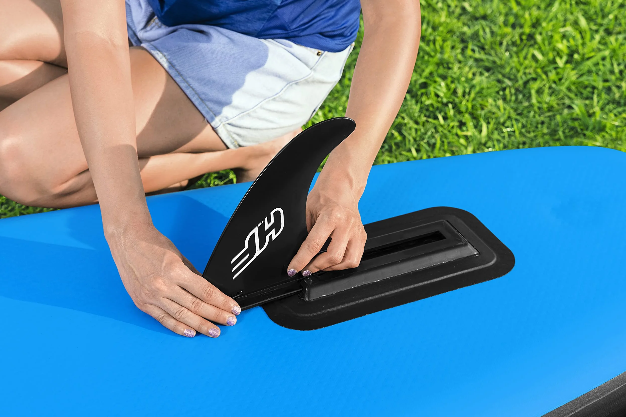 Bestway Hydro-Force Aqua Excursion Tech nadmuchiwany zestaw desek SUP z pompką ręczną, plecakiem