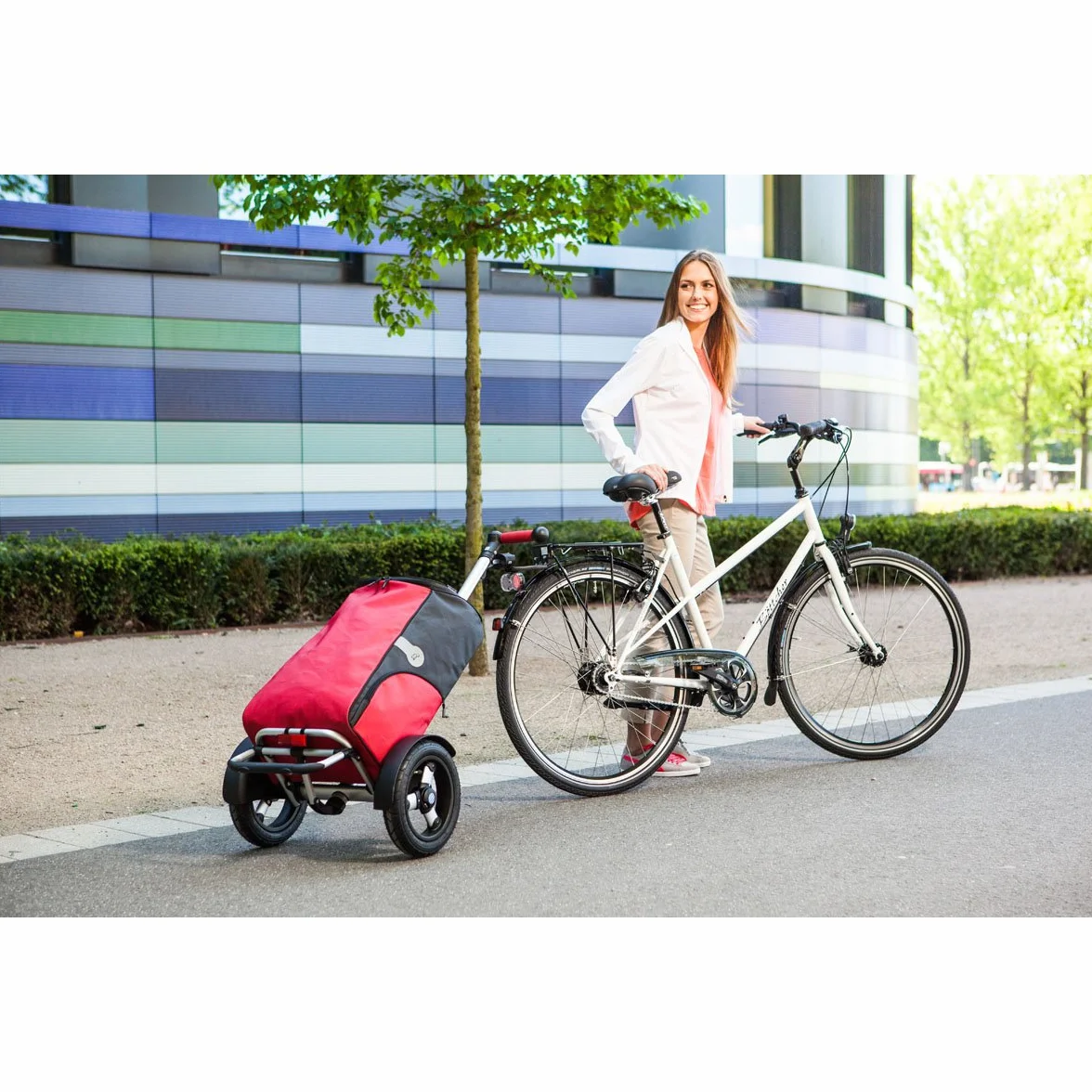 Andersen Shopper Manufaktur Sprzęgło EASYSNAP (A1) do wózka na zakupy i roweru (do bagażnika Pletscher) Czarny