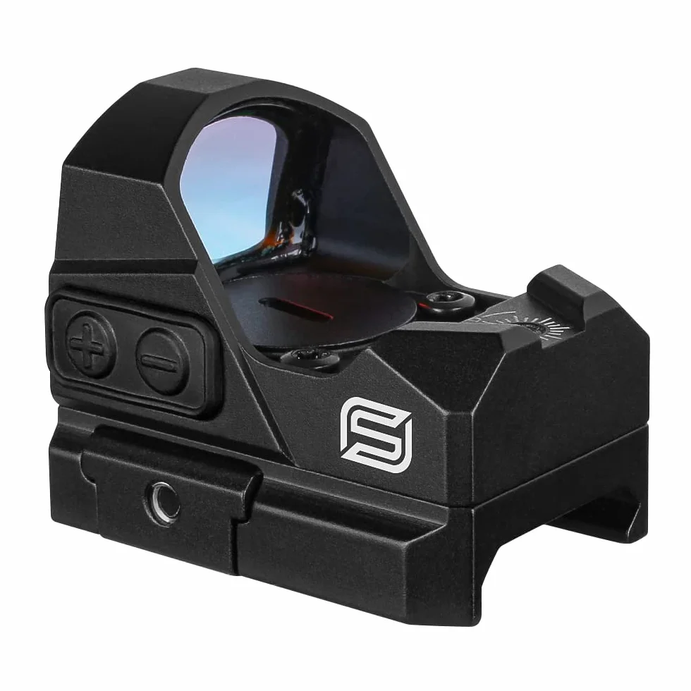 SPINA OPTICS Celownik kolimatorowy LH-24 Tactical 1x24x17 widok czerwona kropka red dot 3MOA luneta optyczna do Airsoft