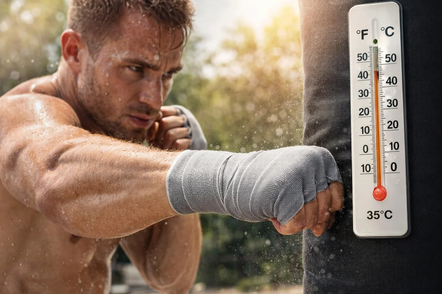 Owijki Bokserskie, Bandaże do Kickboxingu, długość 5 M, materiał Bawełniany, Szybkoschnące, Półrozciągliwe