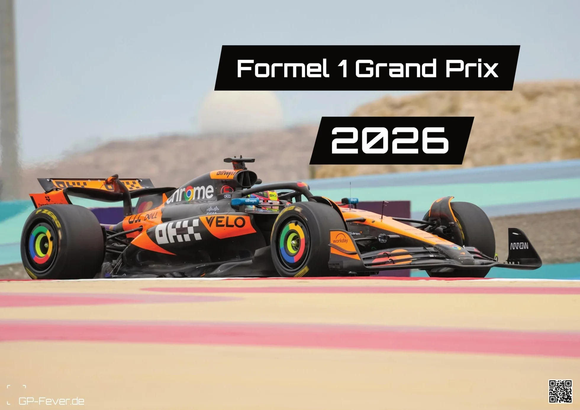 Formel 1 - Grand Prix - 2026 - F1 Kalender DIN A3: Der Wandkalender für alle Fans der Königsklasse auf vier Rädern für das Jahr 2026 im Format DIN A3 (ca. 42 x 30 cm)!