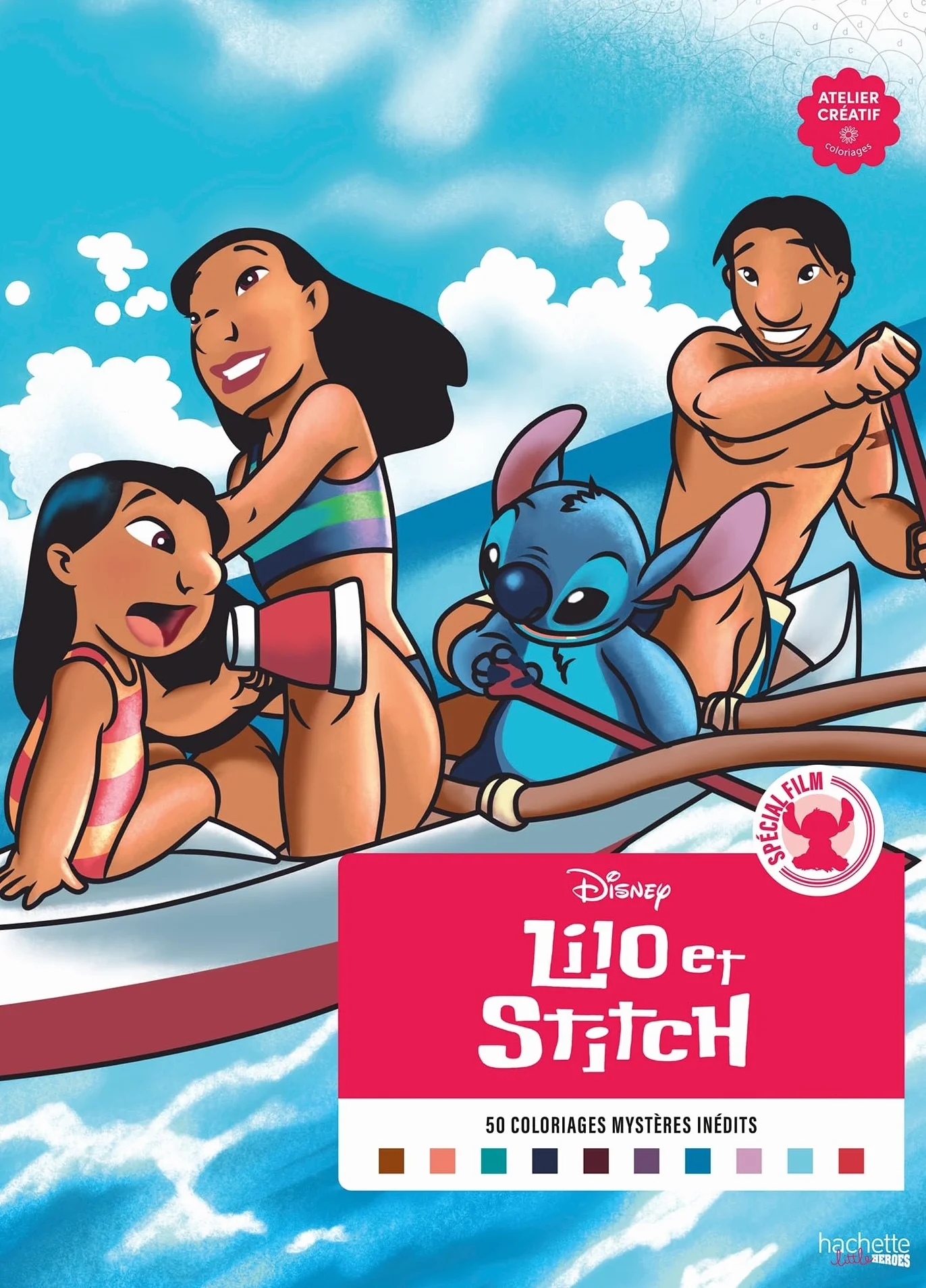 Coloriages mystères Spécial film - Lilo & Stitch: 50 coloriages mystères inédits
