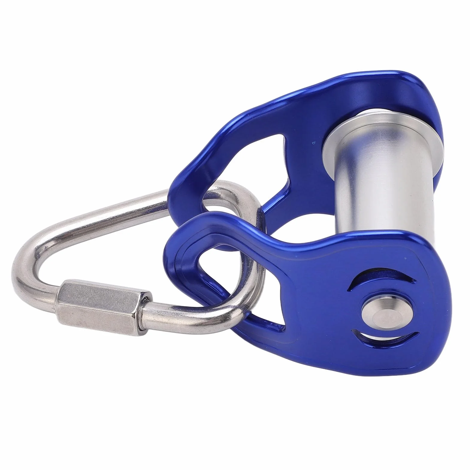 RiToEasysports Kółko do slackline ze stopu aluminium dla dorosłych dzieci, bloczek sportowy Zipline na świeżym powietrzu, łatwe przesuwanie, wszechstronne zastosowanie