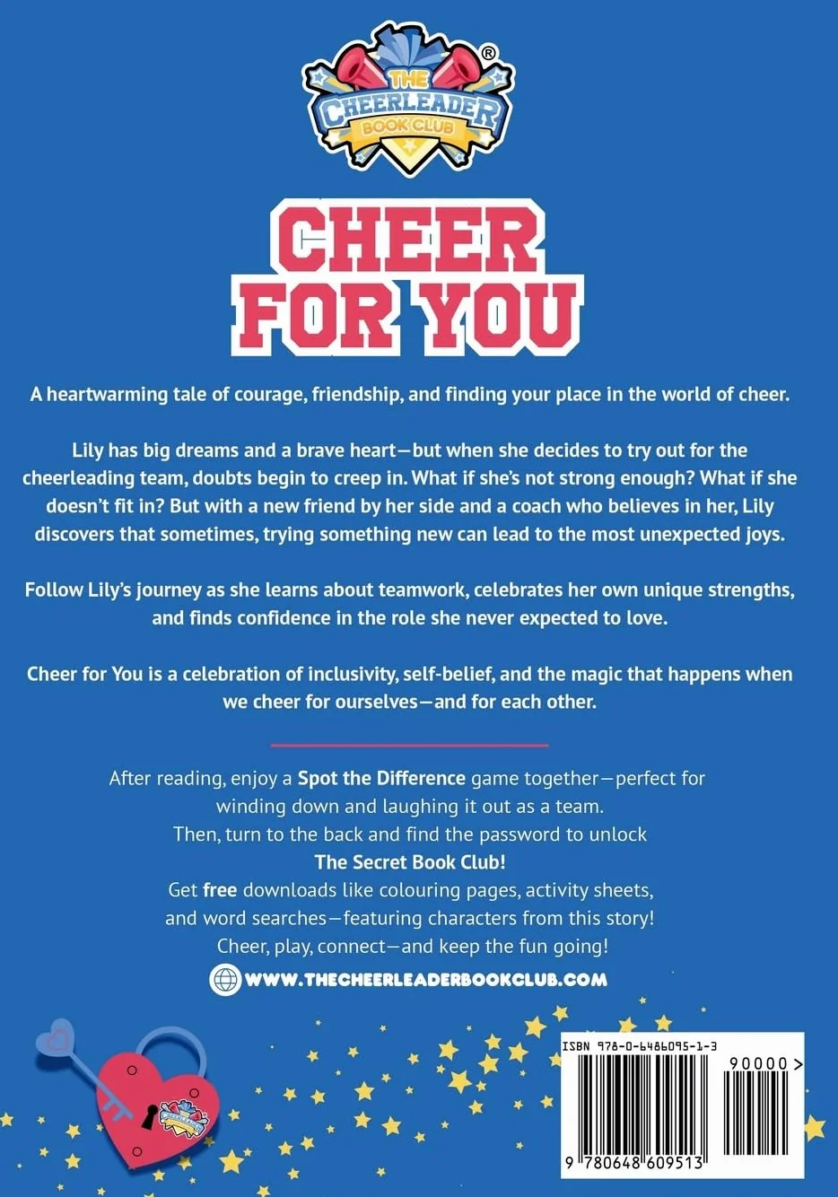 The Cheerleader Book Club: Cheer for You: Book 1 | Encouraging Kids through Cheerleading, Friendship, and Self-belief