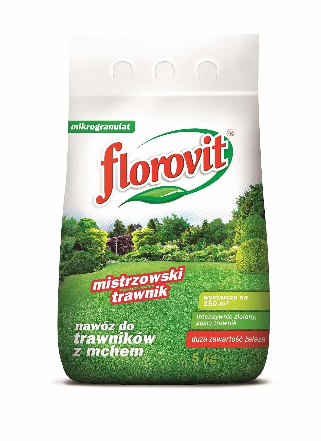 Nawóz ANTYMECH do TRAWNIKA z MCHEM granulowany MECH-ŻELAZO 5kg Florovit