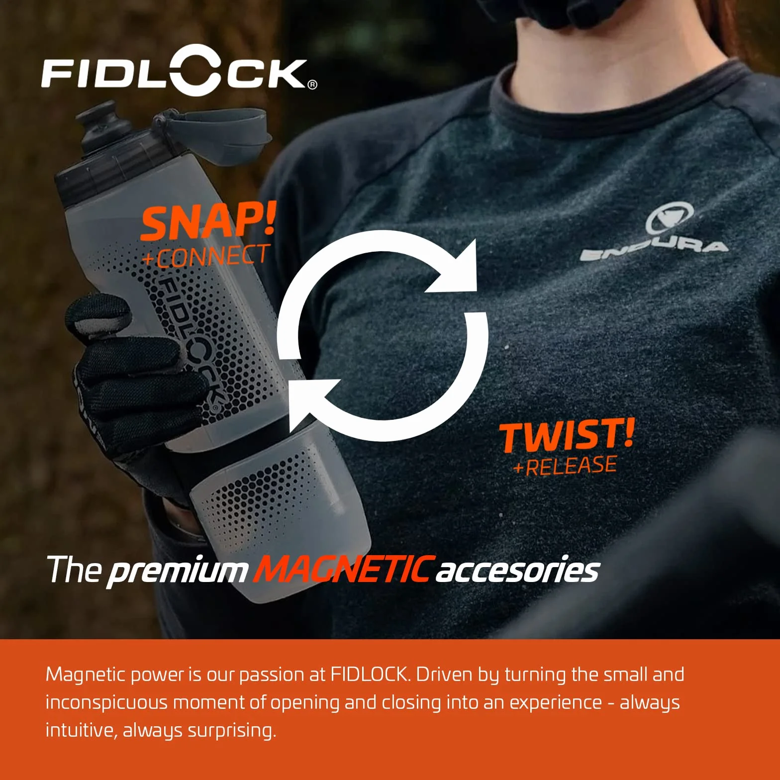 Fidlock Twist 800 Butelka + baza rowerowa