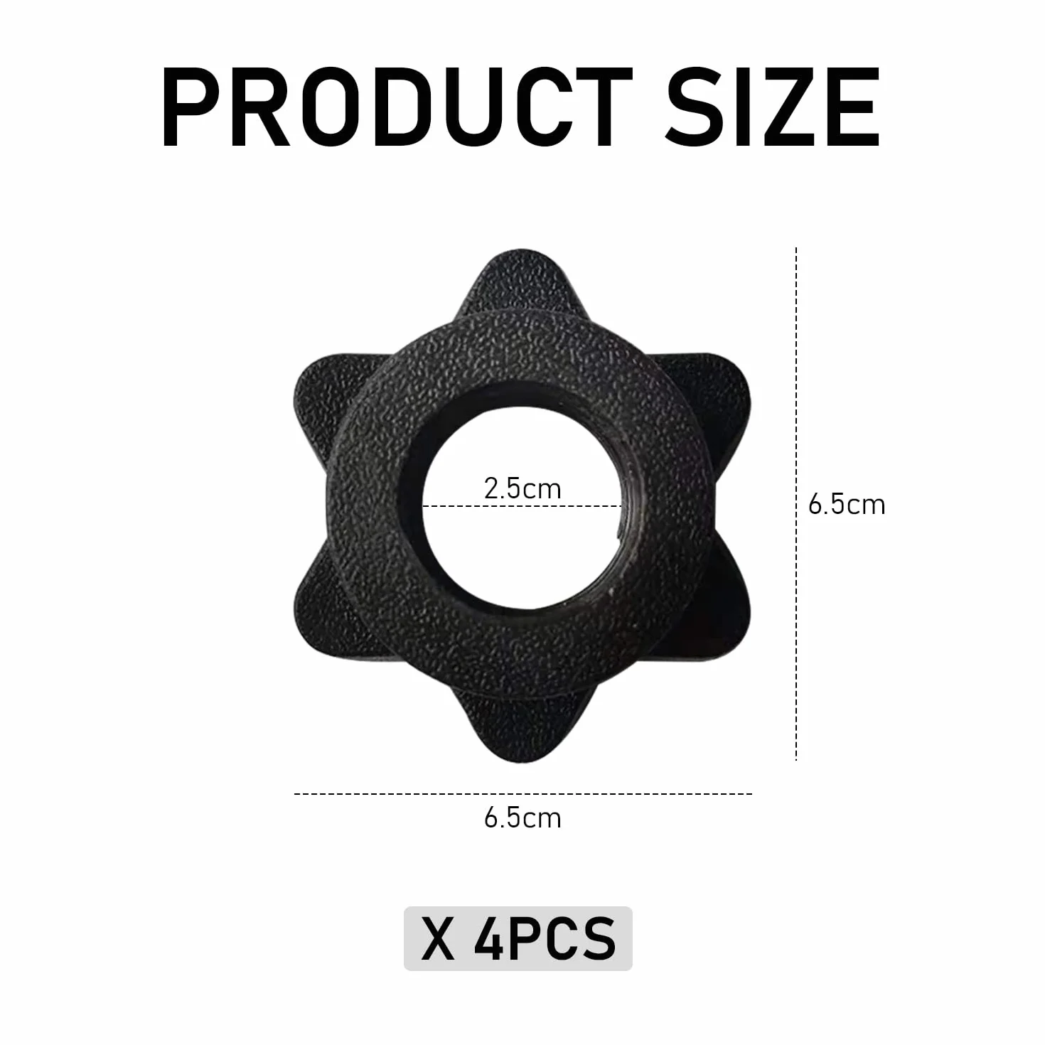 KRYMSON zaciski do sztangi 25 mm akcesoria fitness czarne