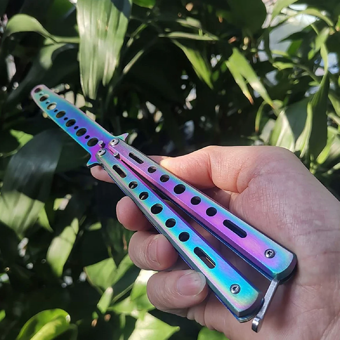 Butterfly Trainer Knife, Nóż Treningowy Balisong, Nieostry, dla Początkujących