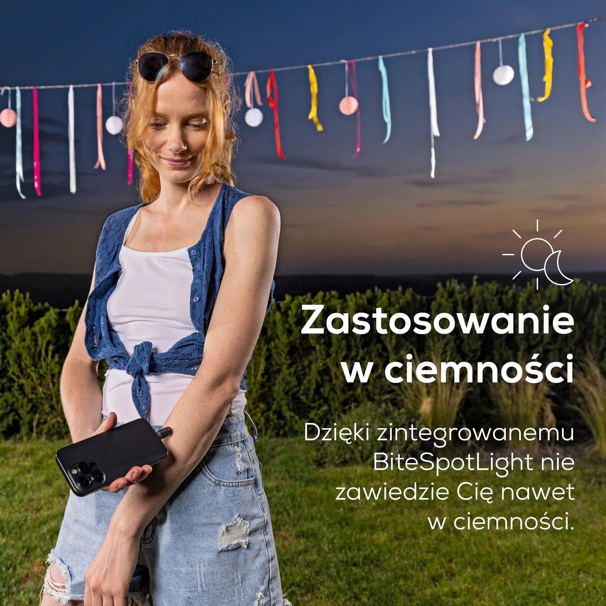 Beurer BiteX Go Deep Black środek na ukąszenia owadów do smartfona, do leczenia ukąszeń i użądleń owadów, łagodzi swędzenie, do telefonu dla Androida i iPhone (złącze USB-C), z światło