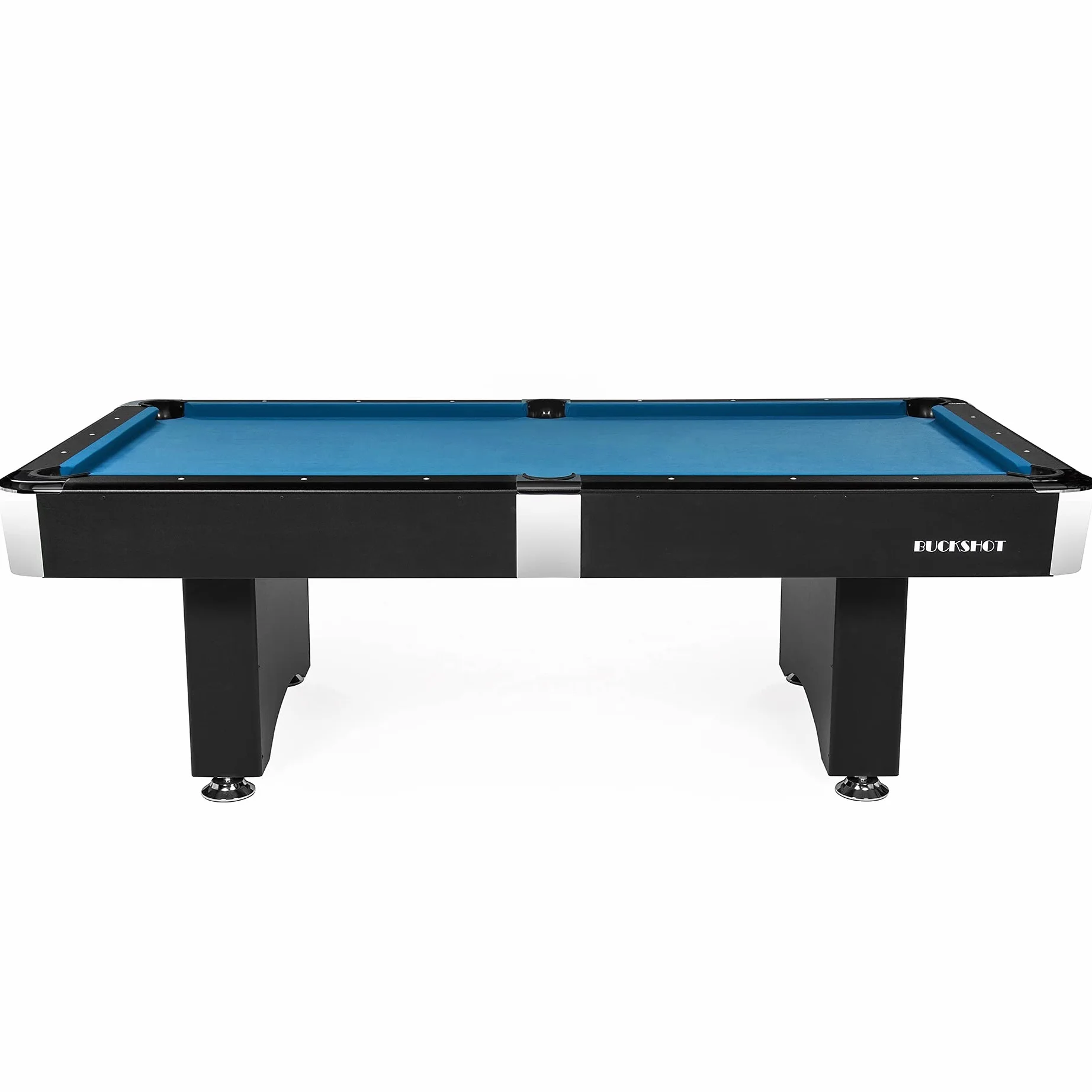 Stół bilardowy 7ft BuckShot Manhattan - 213 x 122 x 80 cm - amerykański bilard - automatyczny powrót piłek, bilard z akcesoriami, 110 kg