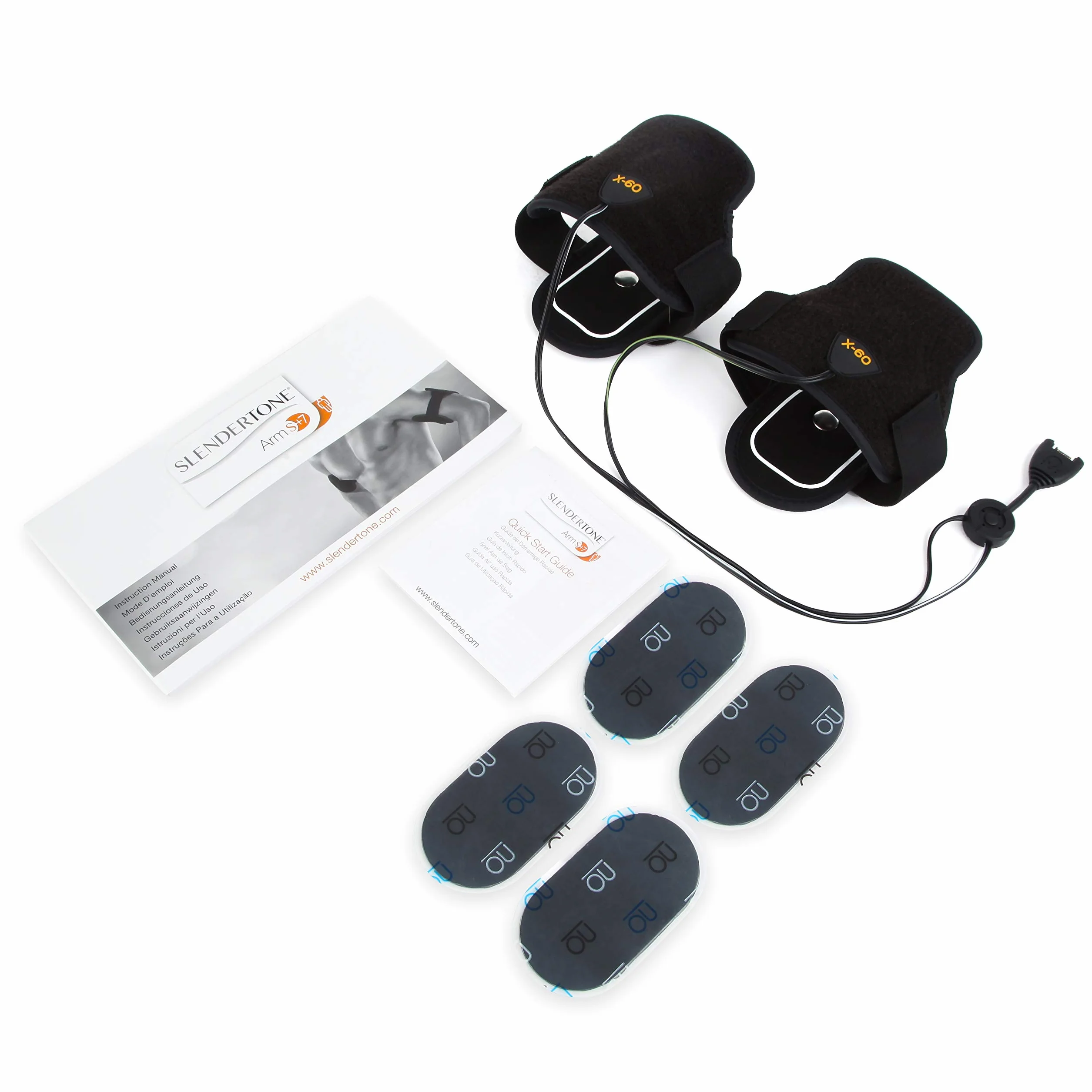 Slendertone Opaski na bicepsy i tricepsy 25–45 cm czarne