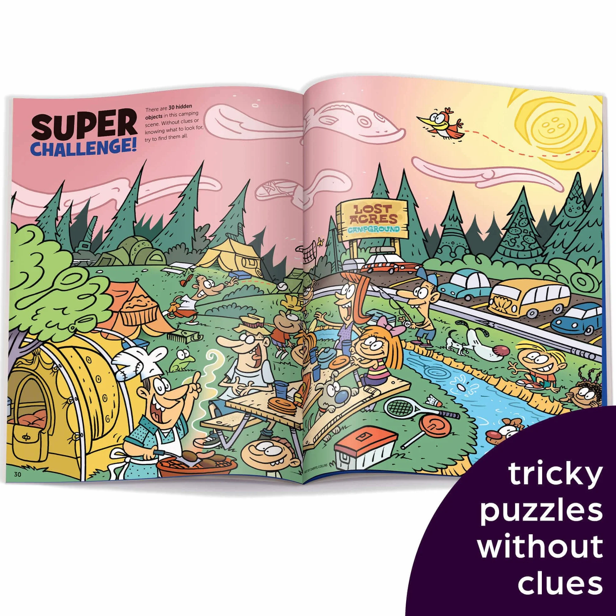 The Hardest Hidden Pictures Book Ever: 1500+ Tough Hidden Objects to Find, Extra Tricky Seek-and-Find Activity Book, Kids Puzzle Book for Super Solvers