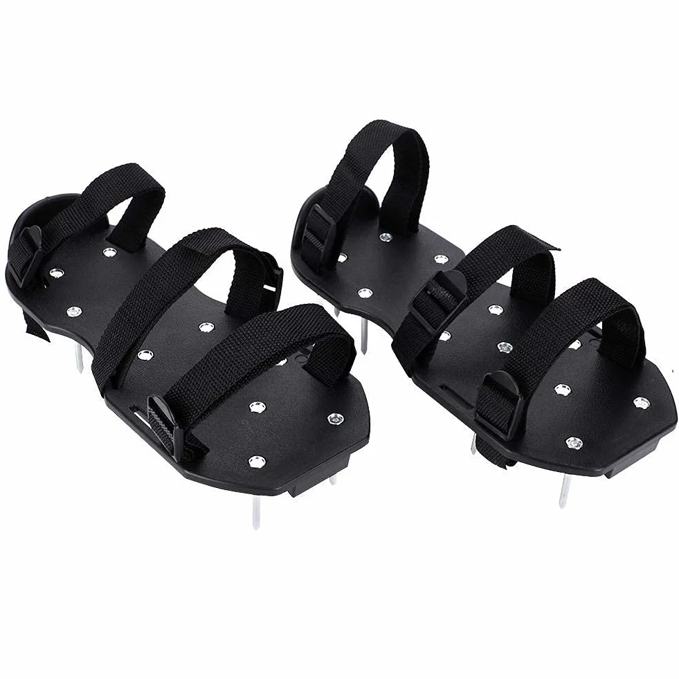 Wakects Aeratory do trawnika, buty z gwoździami do trawnika, buty do wietrzenia trawnika lub podwórka (3 paski) (3 paski) (3 paski)