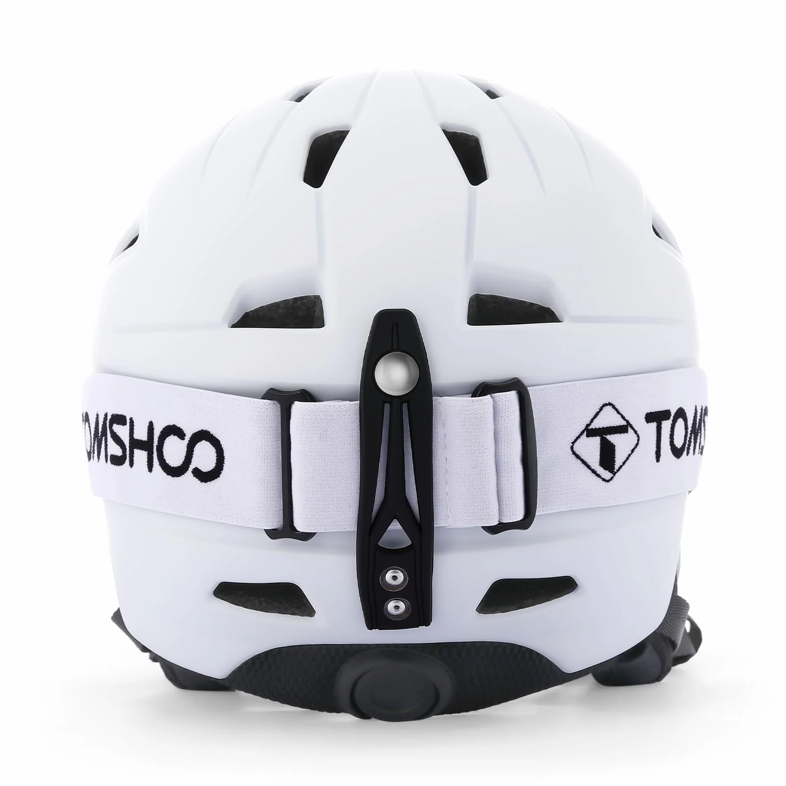 TOMSHOO Zestaw Kasku Narciarskiego, Snowboardowego z Goglami Narciarskimi, Nausznikami, Otworami Wentylacyjnymi, Kask Narciarski i Gogle, dla Mężczyzn i Kobiet
