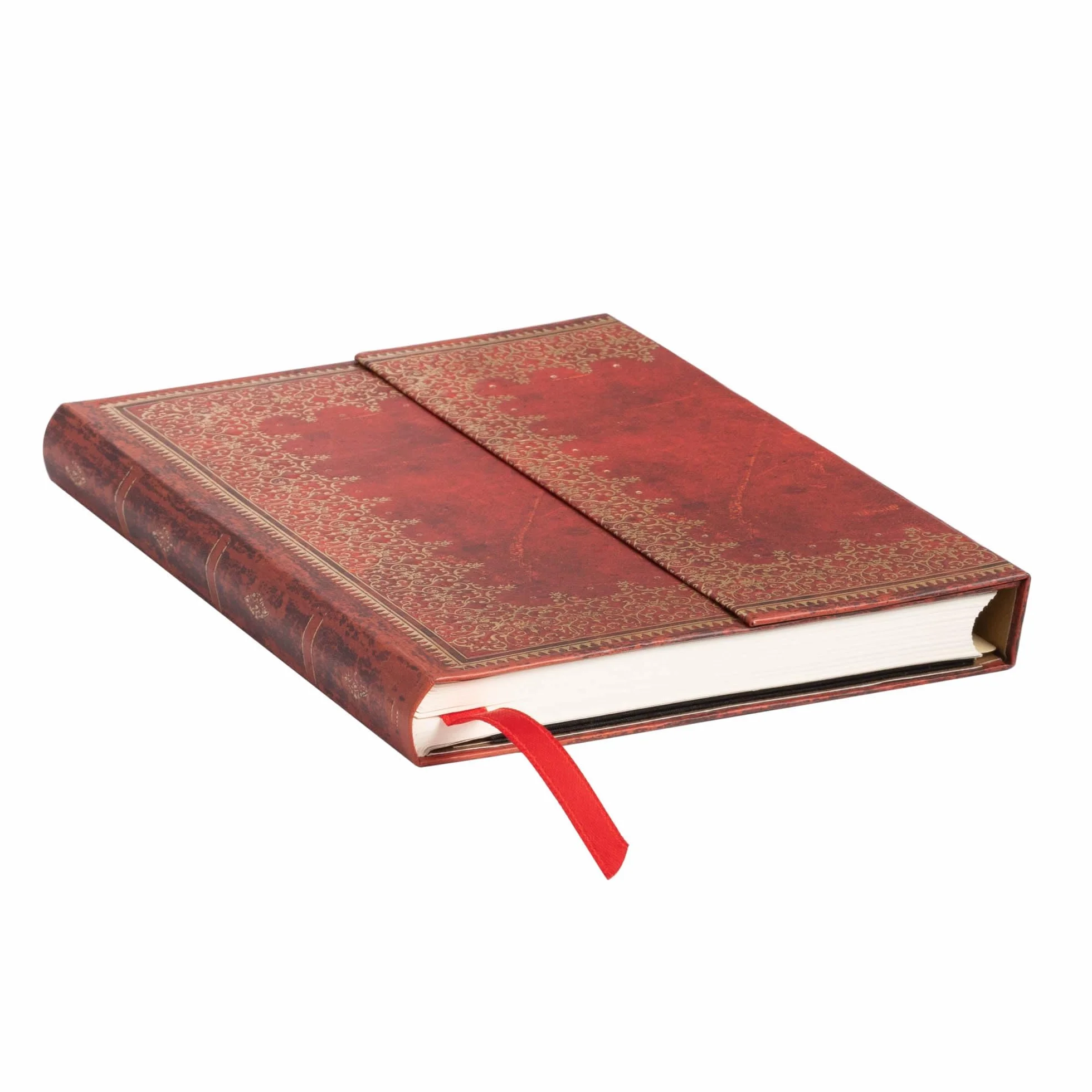 Carnet rigide Paperblanks Feuille d'Or Flexi Mini Ligné 176p.: Mini Flexi Wrap Lined