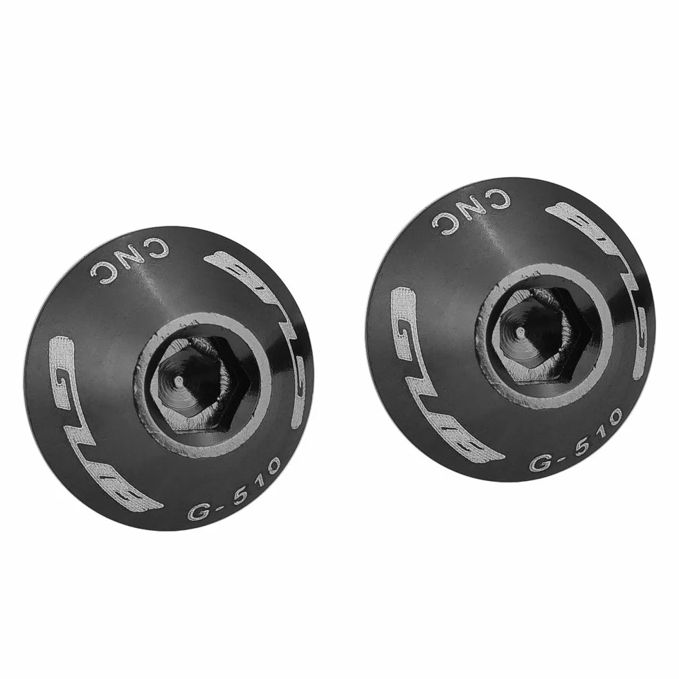 Aramox Śruba uchwytu na bidon rowerowy, M5 x 12mm, stop aluminium, czarna, 2 sztuki