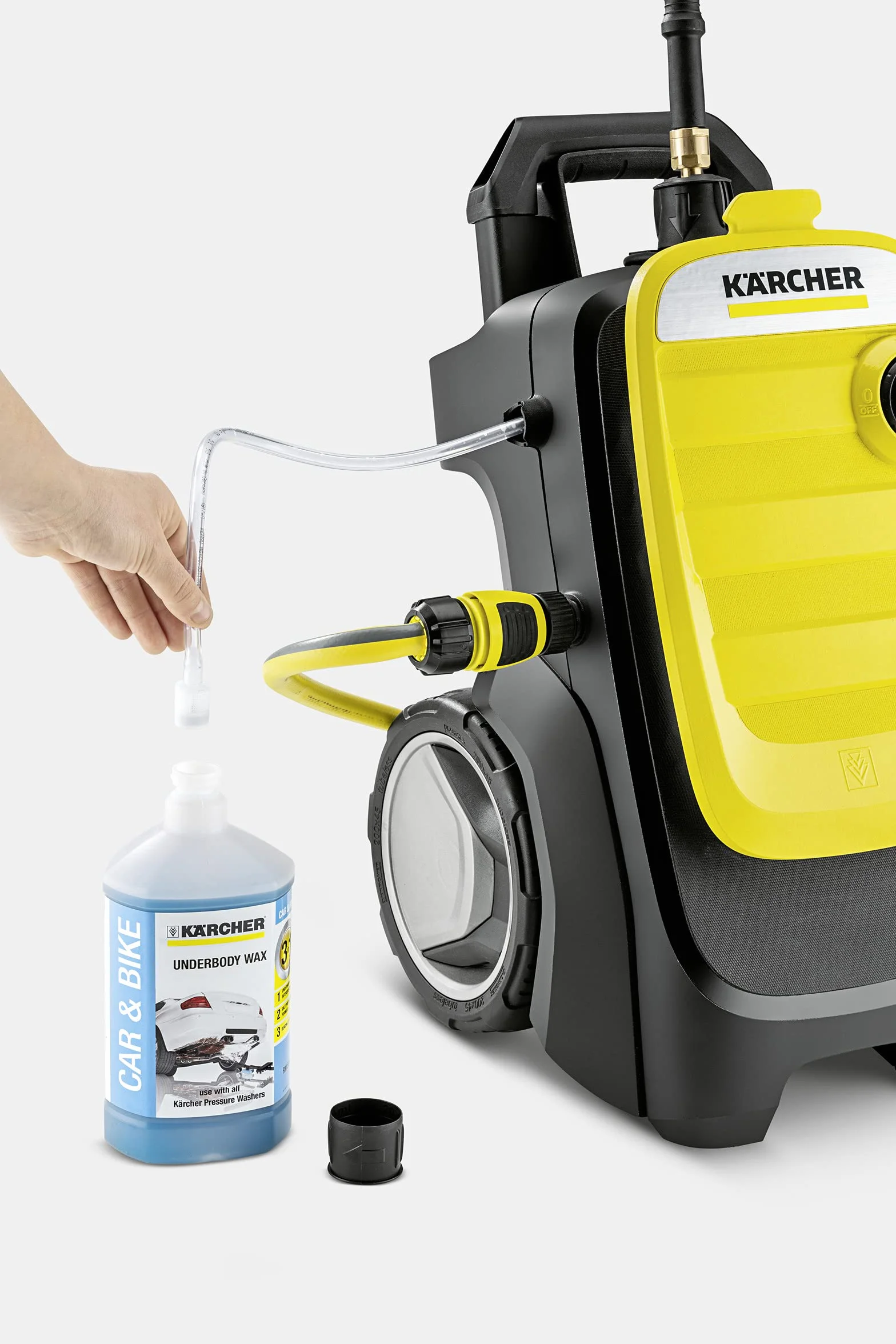 Kärcher Myjka ciśnieniowa K 7 Compact, ciśnienie: 180 bar, wydajność: 600 l/h, wydajność powierzchniowa: 60 m²/h, filtr, waga: 16 kg, wąż i pistolet, dysza rotacyjna, lanca Vario Power