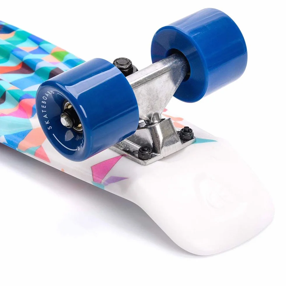 Deskorolka mini cruiser klasyczna fiszka longboard dla dzieci początkujących skatepark retro lekka meteor