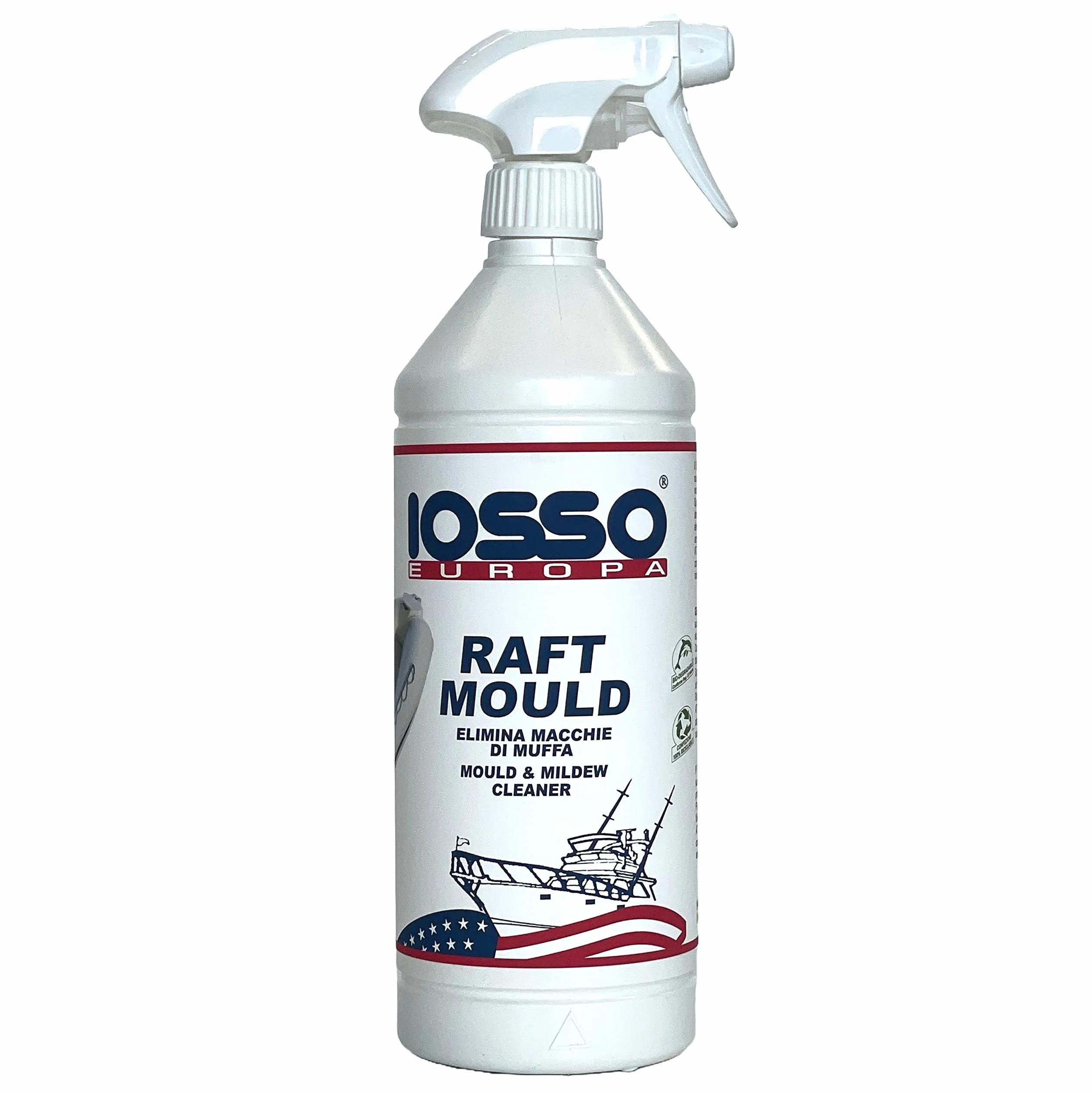 Iosso Raft Mould usuwa plamy pleśni z pontonów i poduszek, 750 ml