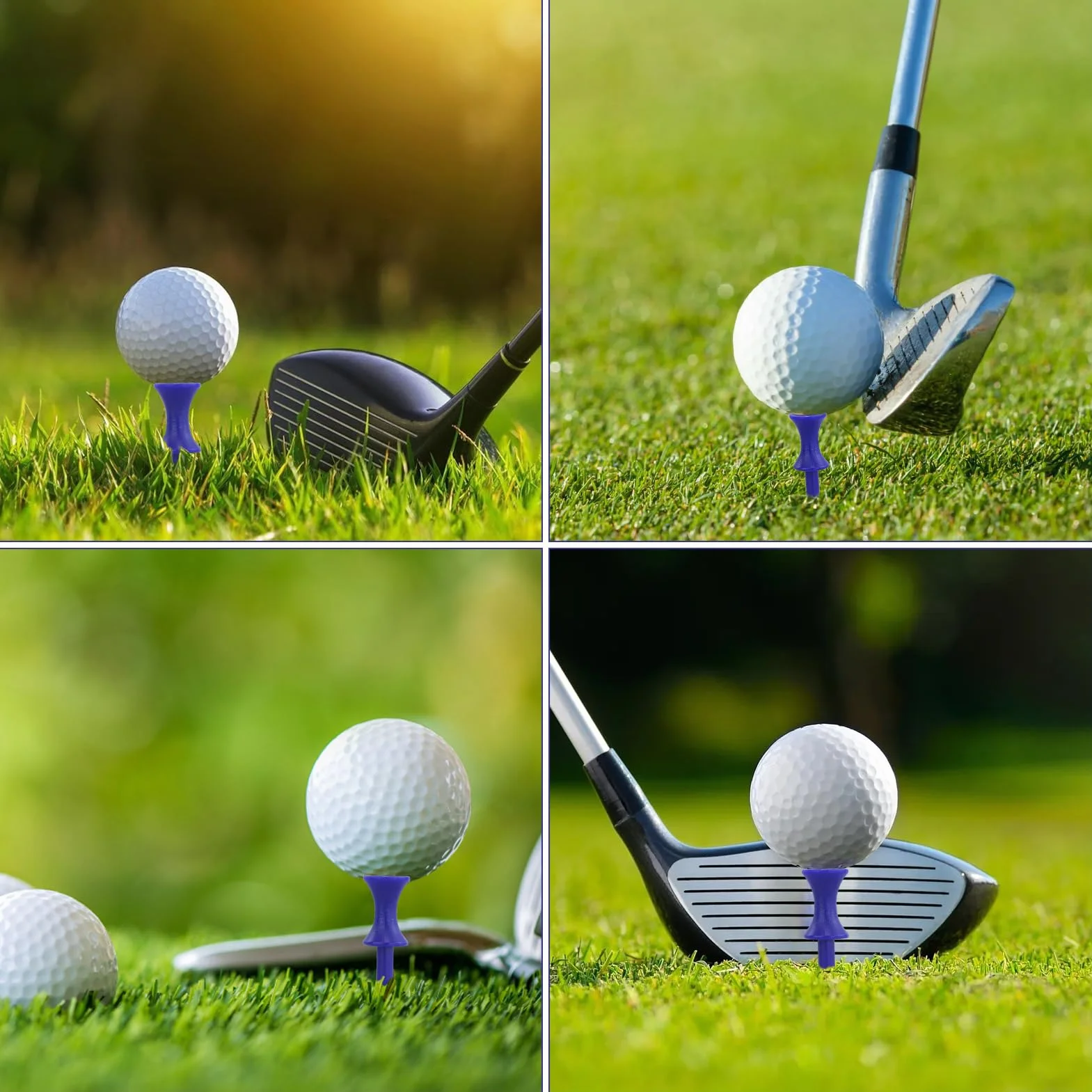 Castle Tee Herbata Golfowa Driver 38 mm Zestaw 150 sztuk Plastikowa Gradacja 1-1/2"