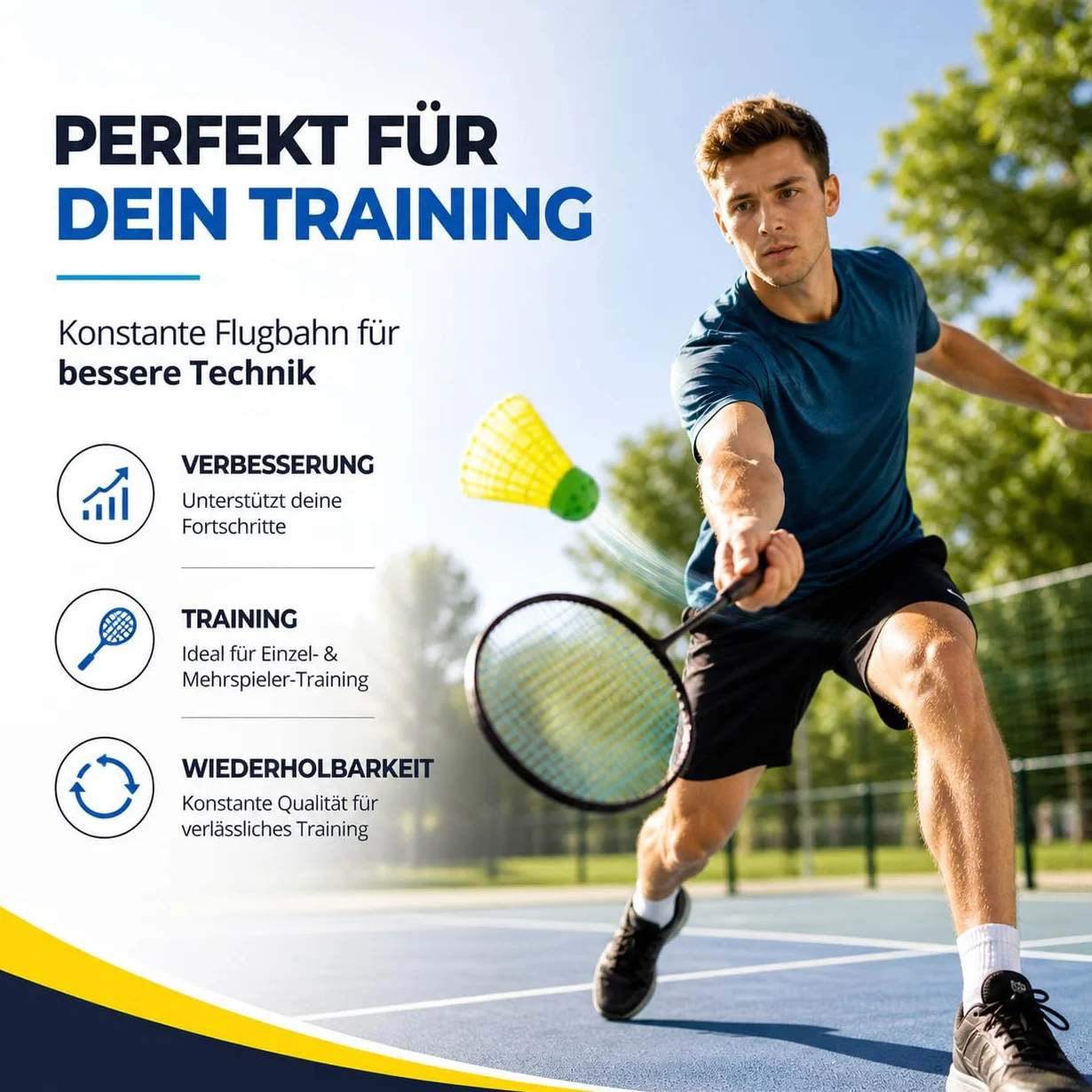 TK Gruppe Timo Klingler 5 x lotki do speedbadminton nylonowe do gry wewnątrz i na zewnątrz